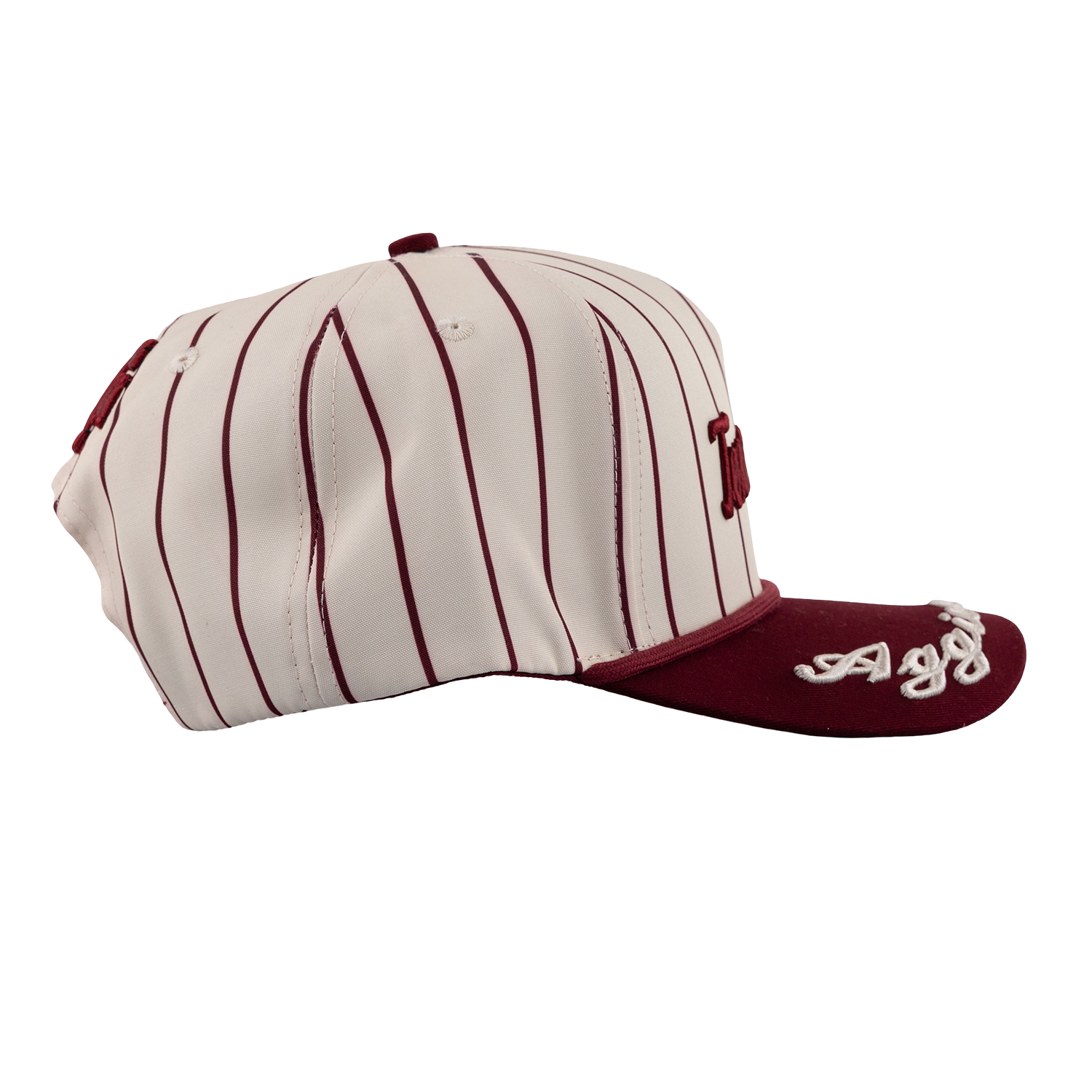 Texas A&M Aggies Pinstripe 5 Panel Hat - Maroon