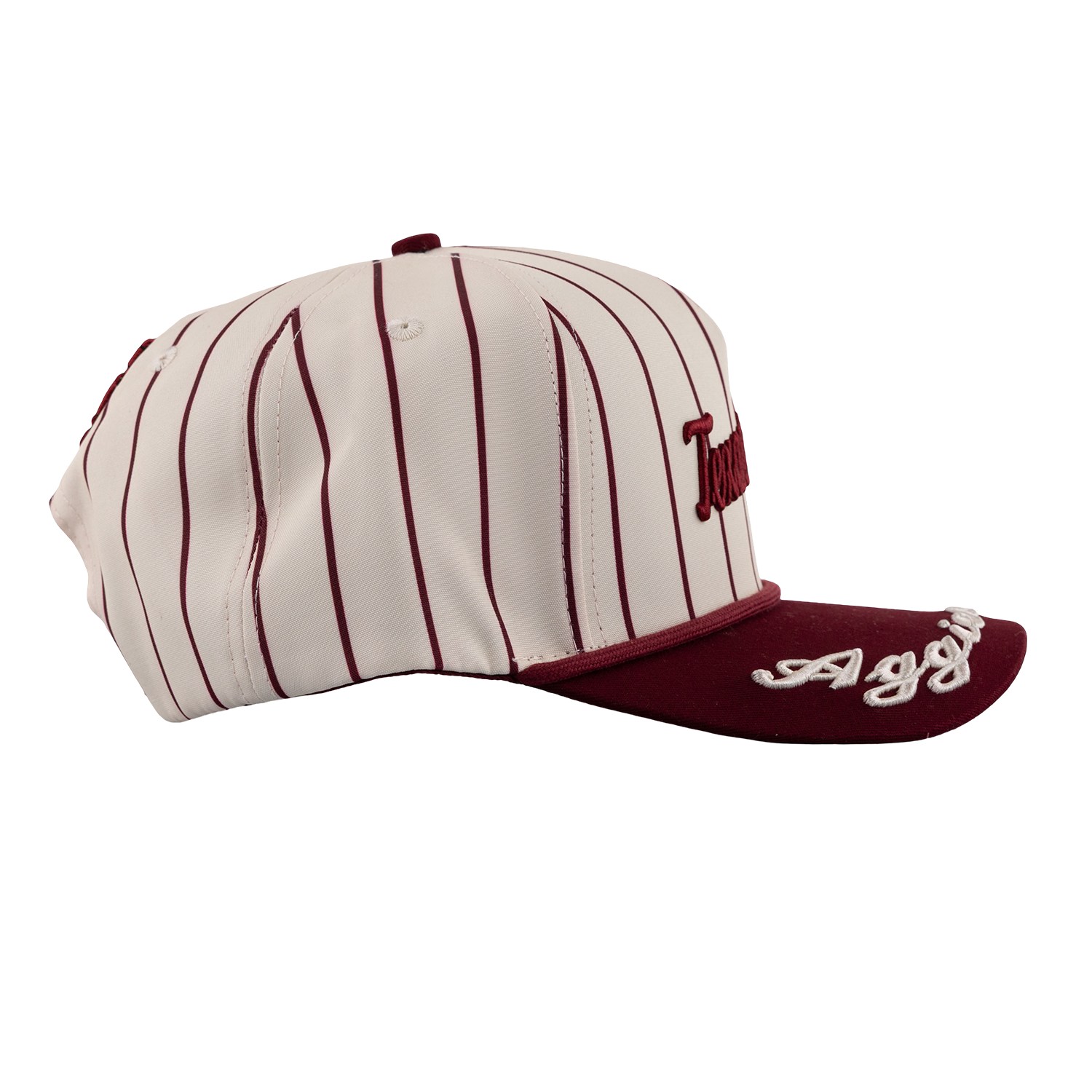 Texas A&M Aggies Pinstripe 5 Panel Hat - Maroon