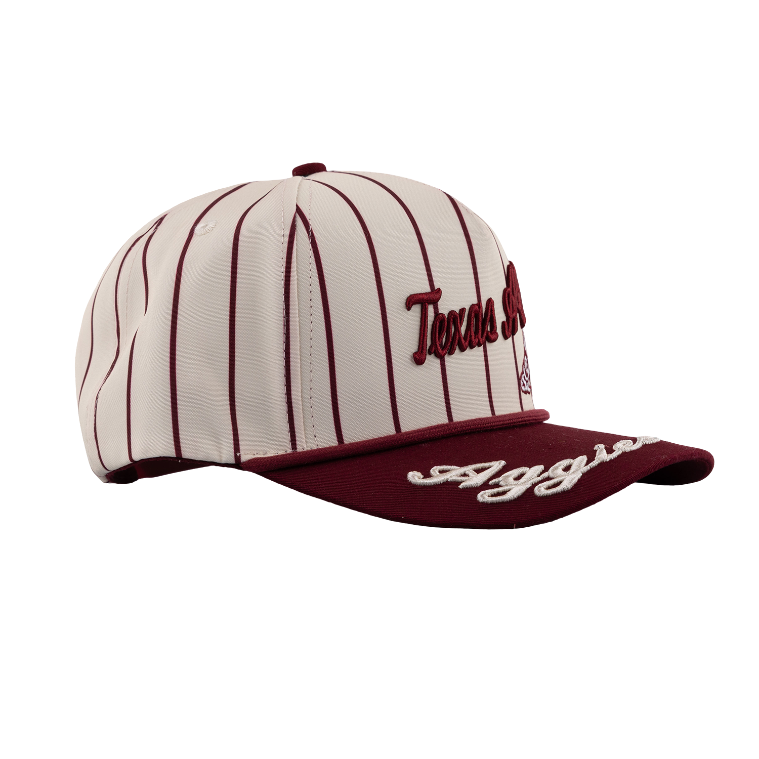 Texas A&M Aggies Pinstripe 5 Panel Hat - Maroon