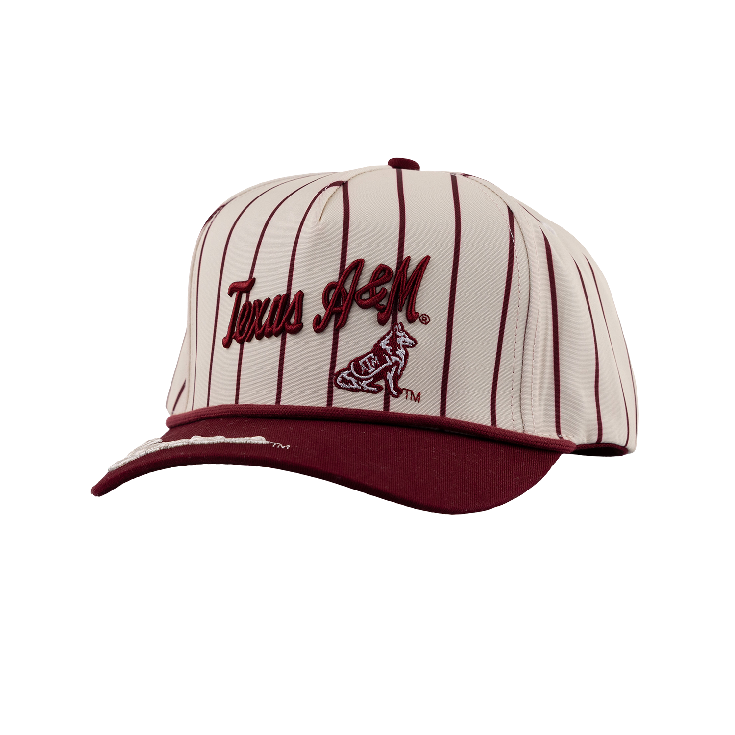 Texas A&M Aggies Pinstripe 5 Panel Hat - Maroon