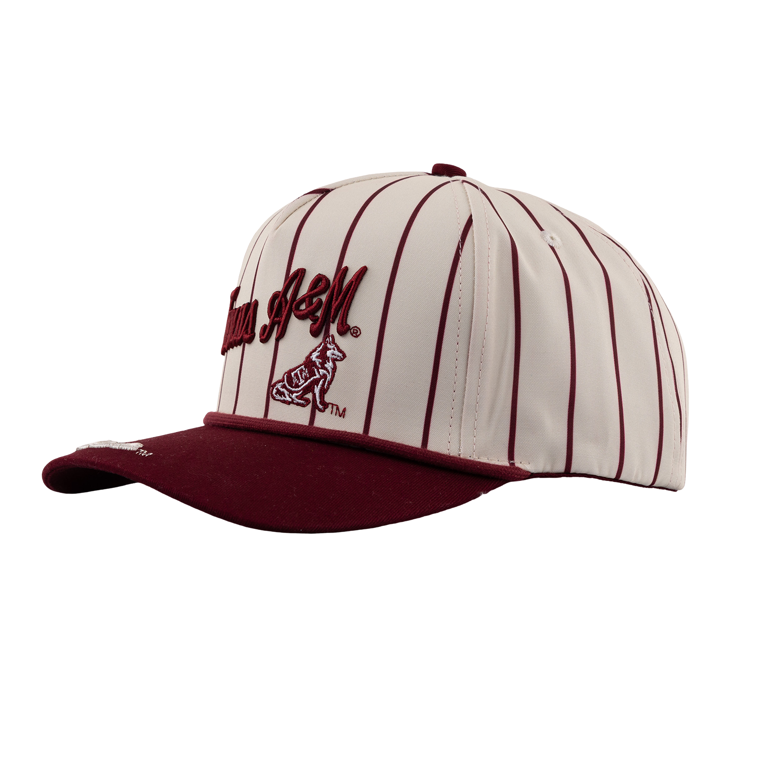 Texas A&M Aggies Pinstripe 5 Panel Hat - Maroon