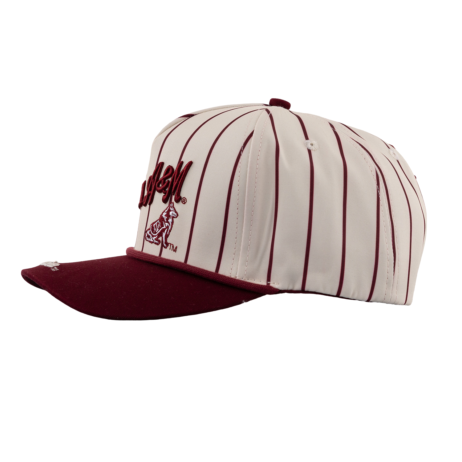 Texas A&M Aggies Pinstripe 5 Panel Hat - Maroon