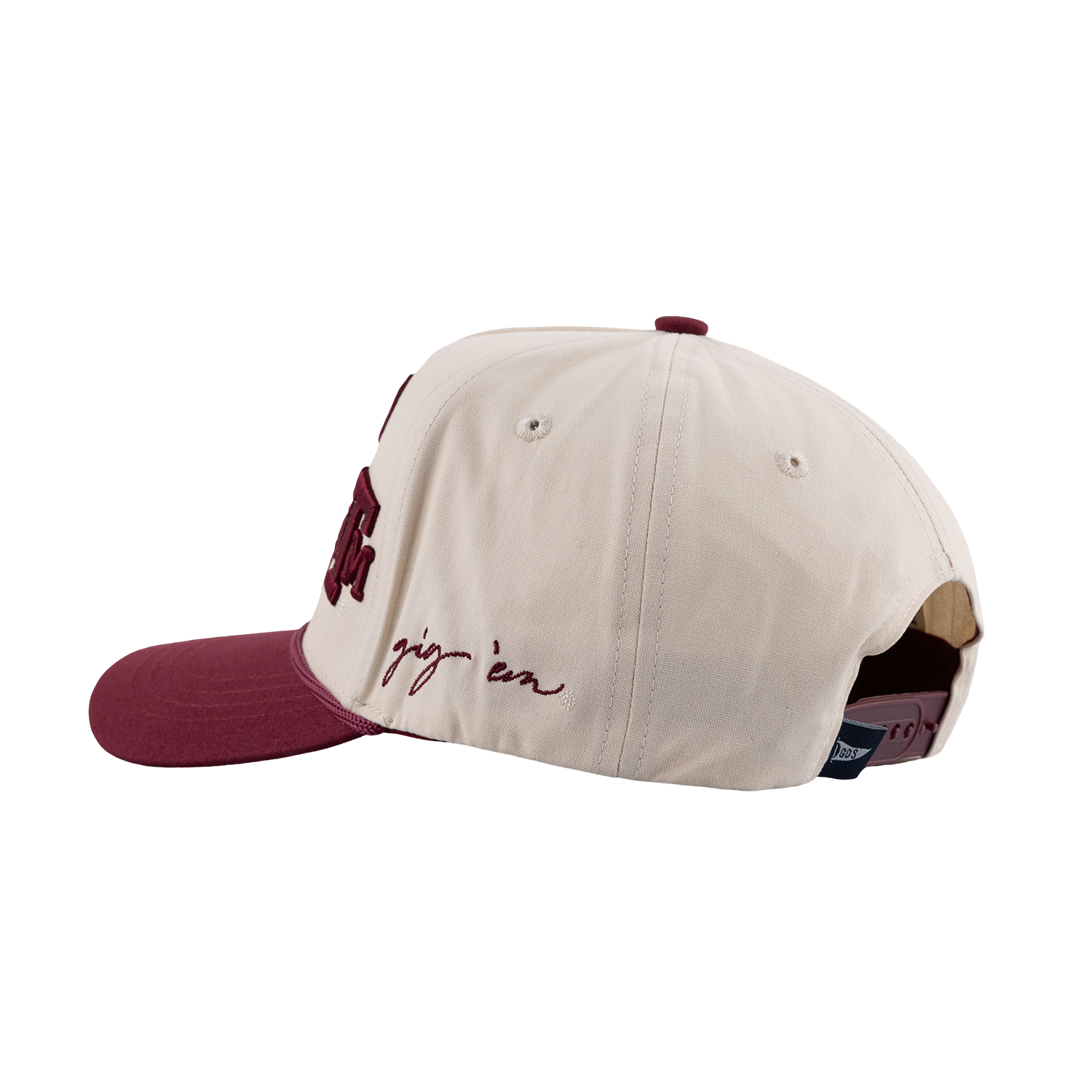 Texas A&M Gameday Social Saturday Stretch Hat - Beige
