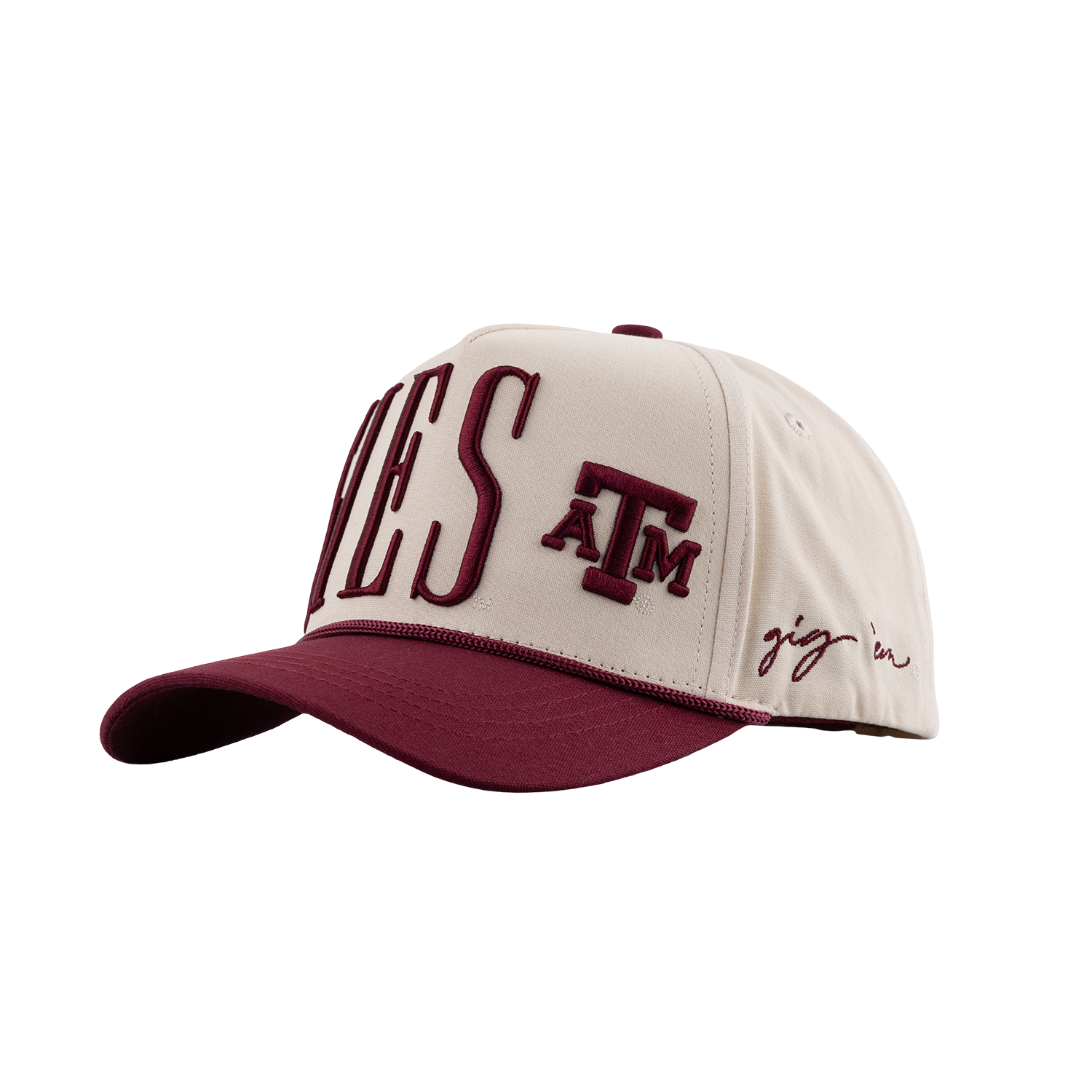 Texas A&M Gameday Social Saturday Stretch Hat - Beige