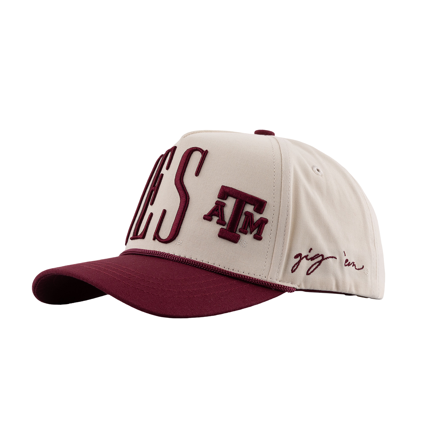 Texas A&M Gameday Social Saturday Stretch Hat - Beige