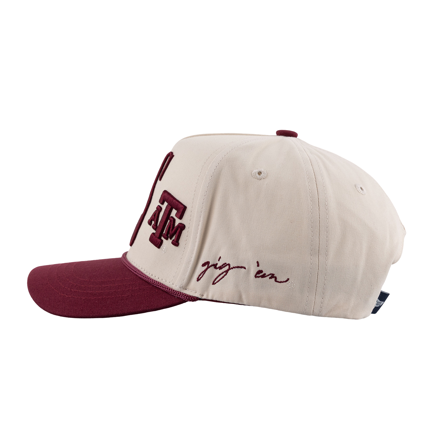 Texas A&M Gameday Social Saturday Stretch Hat - Beige
