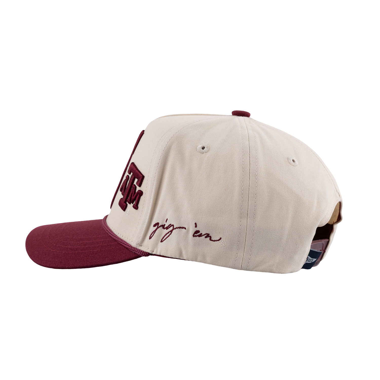 Texas A&M Gameday Social Saturday Stretch Hat - Beige