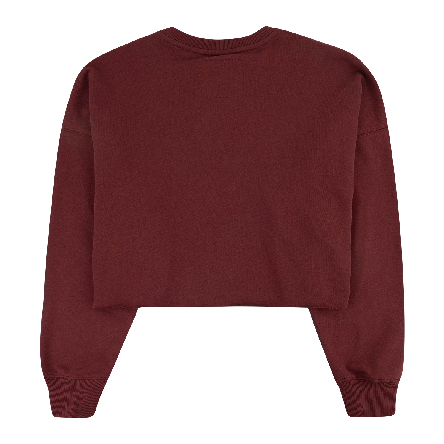 Texas A&M Patched Up Embroidered Cropped Sweatshirt - Maroon