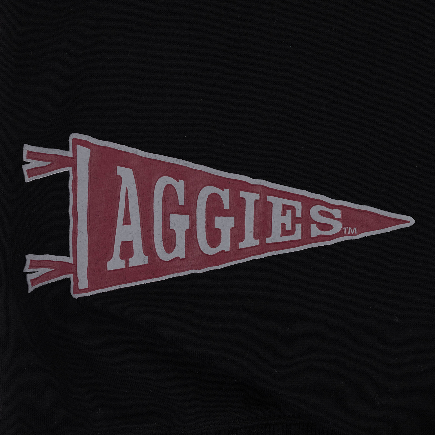 Texas A&M All Over Aggies Mock Neck Sweatshirt - Black