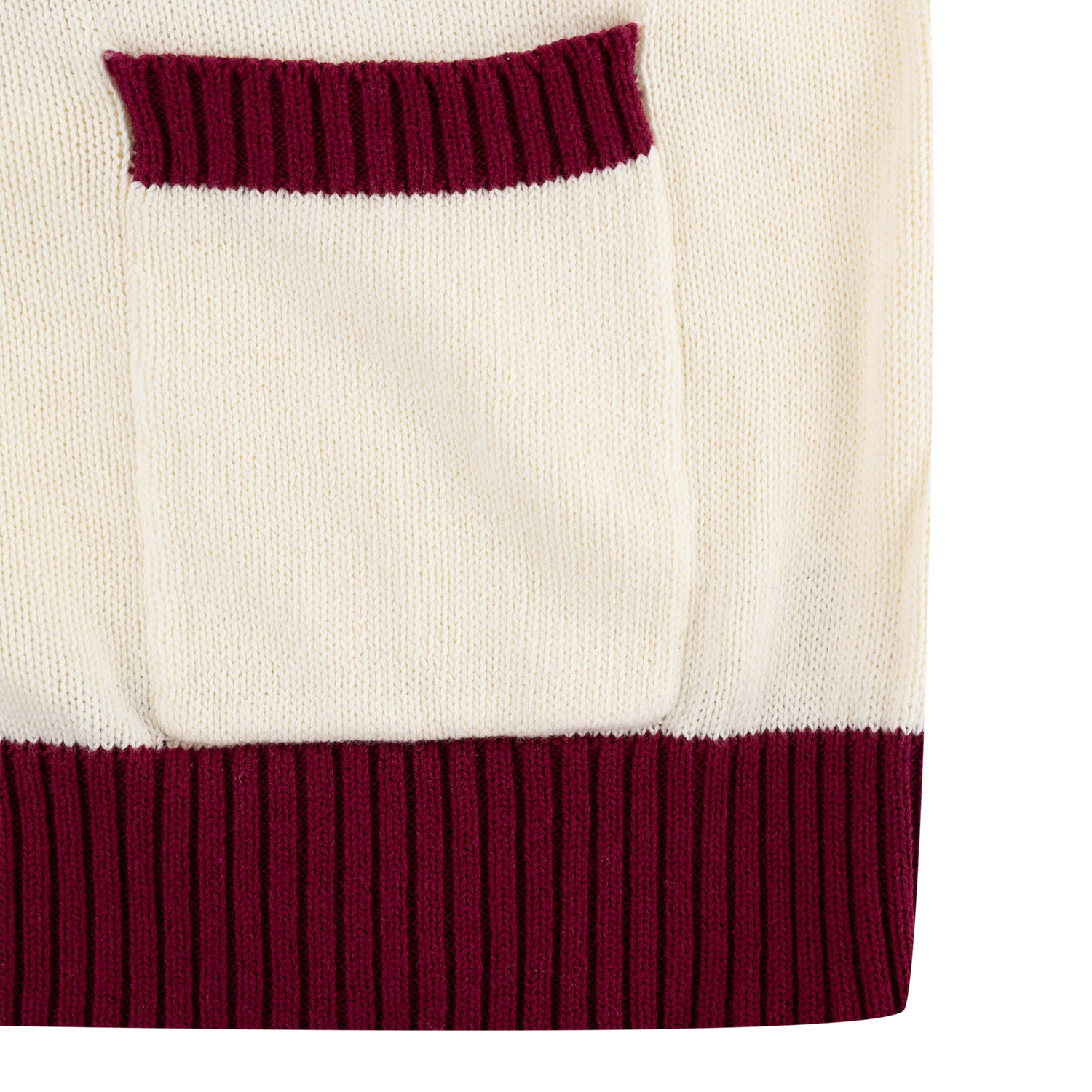 Texas A&M Vintage Knit Cardigan Sweater - Cream