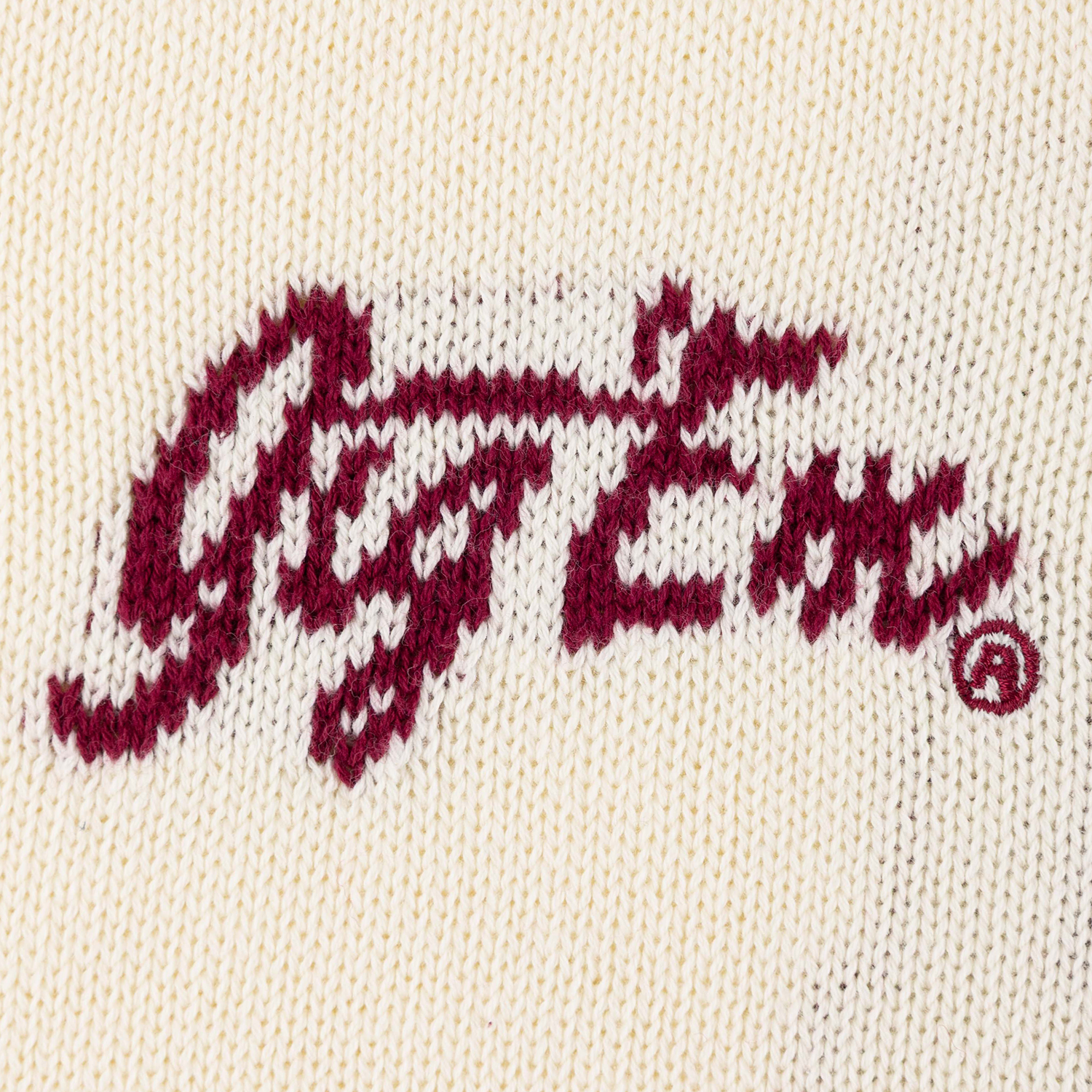 Texas A&M Vintage Knit Cardigan Sweater - Cream