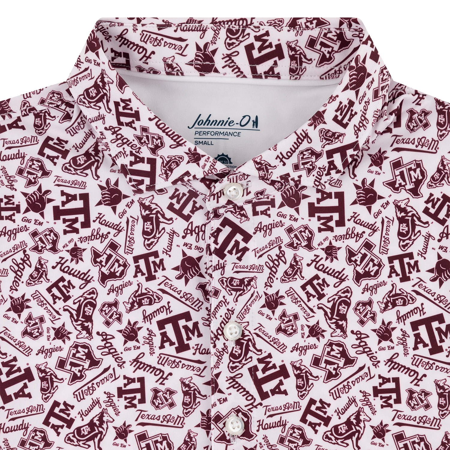 Texas A&M Johnnie-O Calvin Polo