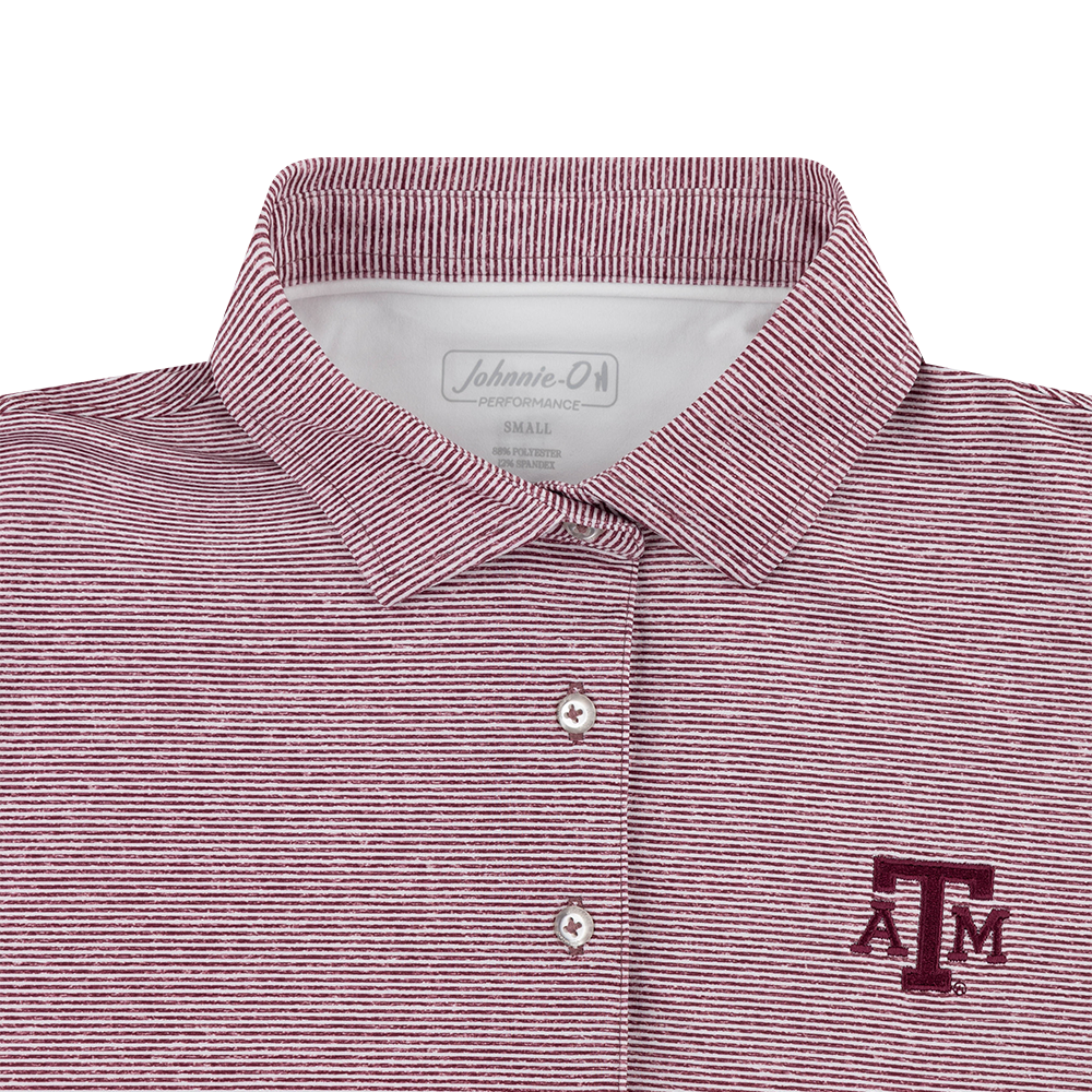 Texas A&M Johnnie-O Women's Maxine Polo - Maroon