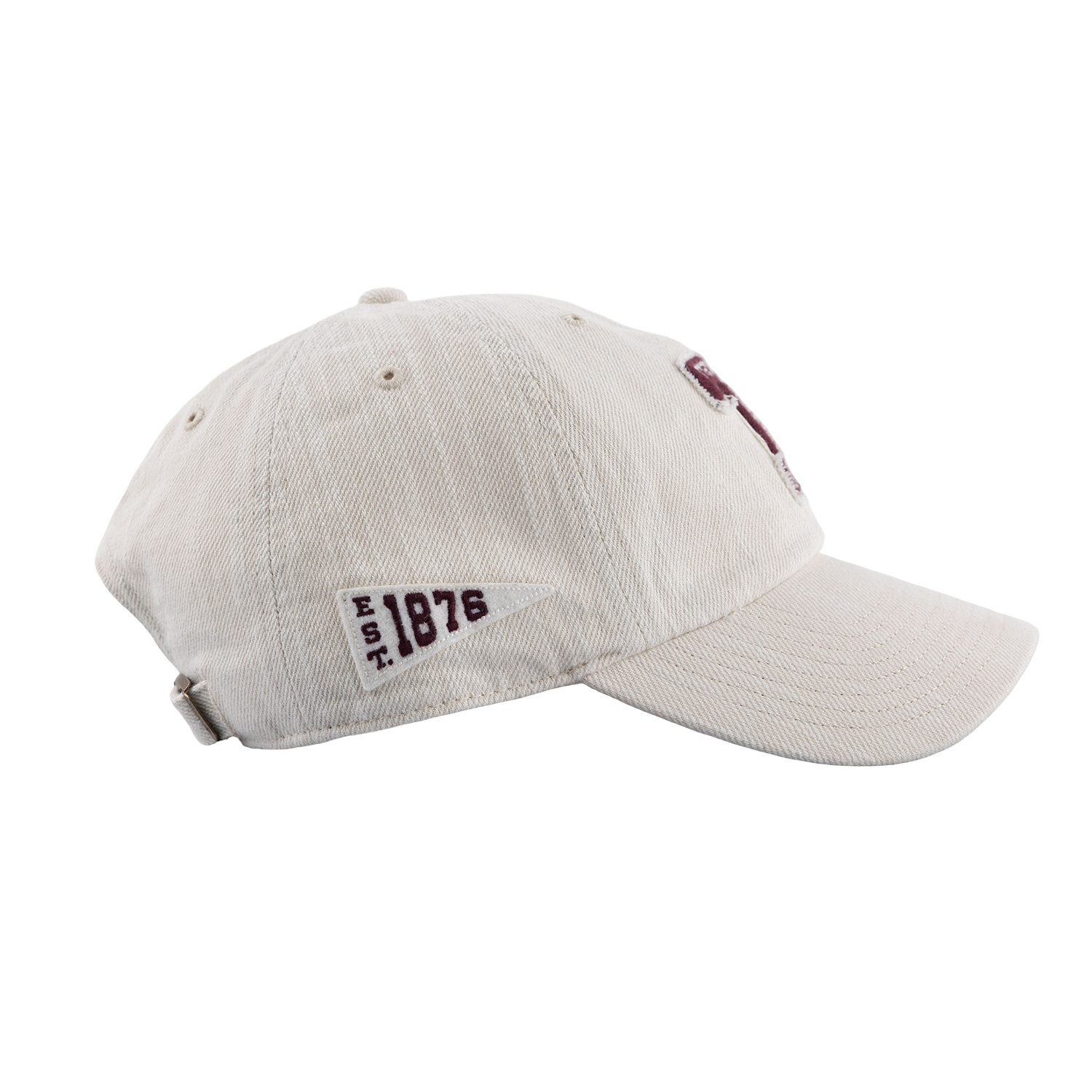 Texas A&M '47 Brand Block T Distressed Cap - Beige