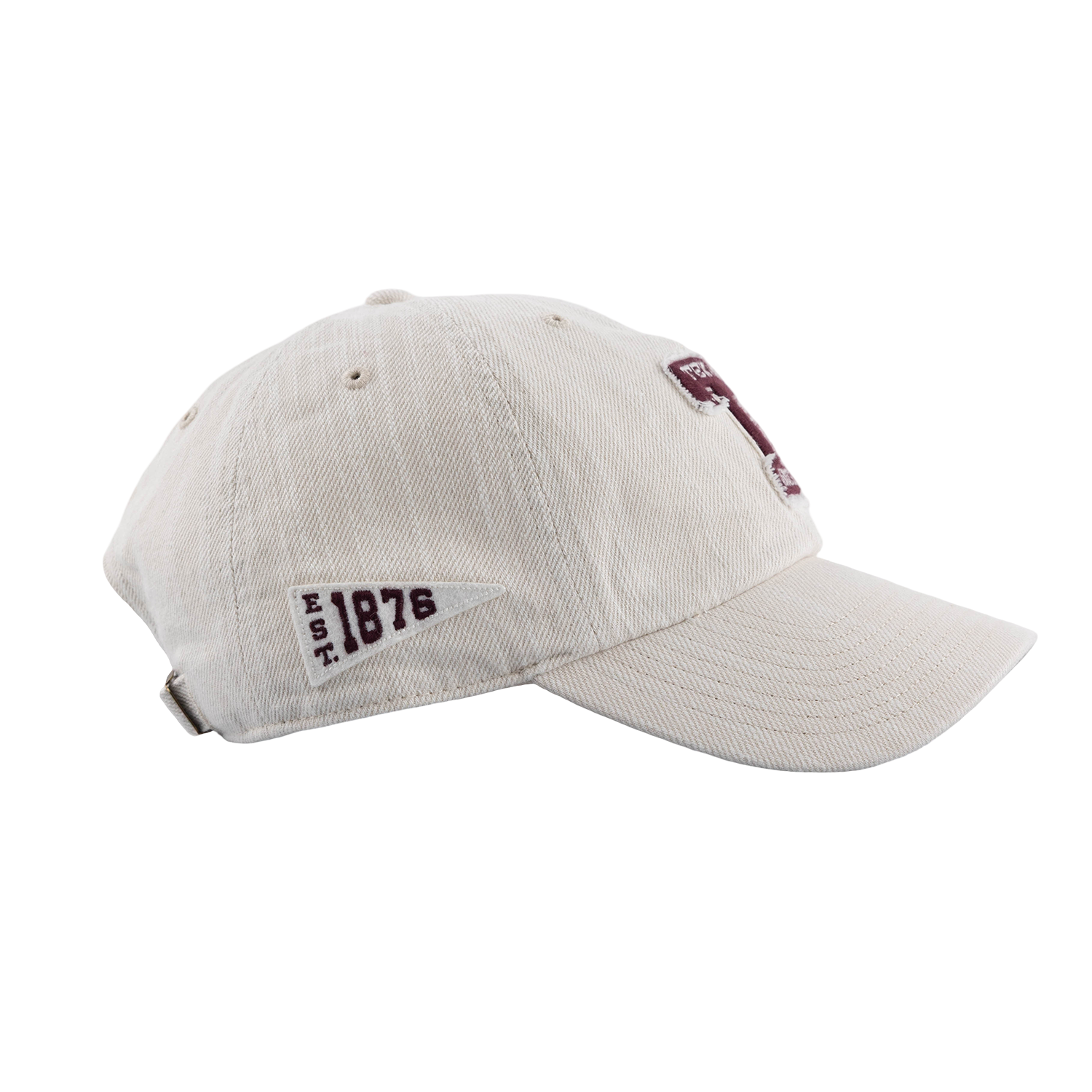 Texas A&M '47 Brand Block T Distressed Cap - Beige