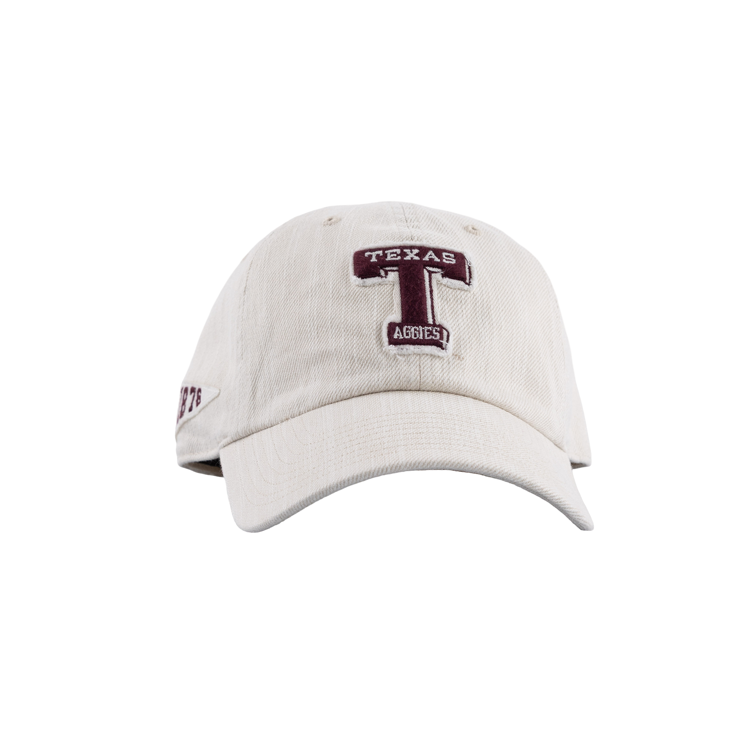 Texas A&M '47 Brand Block T Distressed Cap - Beige