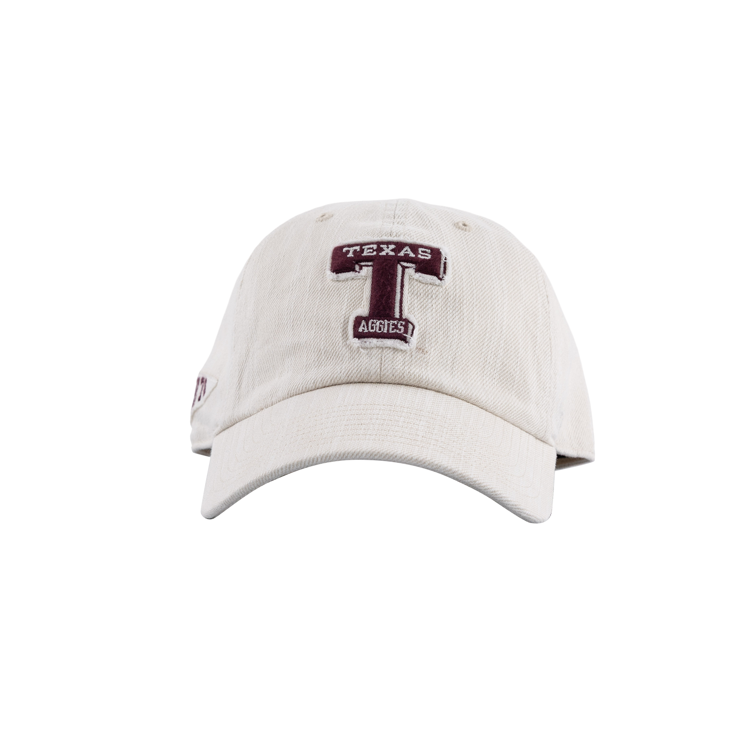 Texas A&M '47 Brand Block T Distressed Cap - Beige