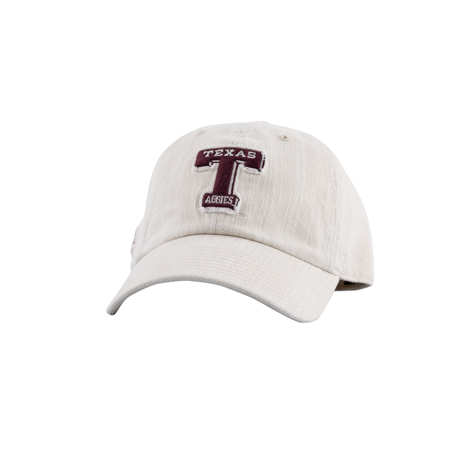 Texas A&M '47 Brand Block T Distressed Cap - Beige