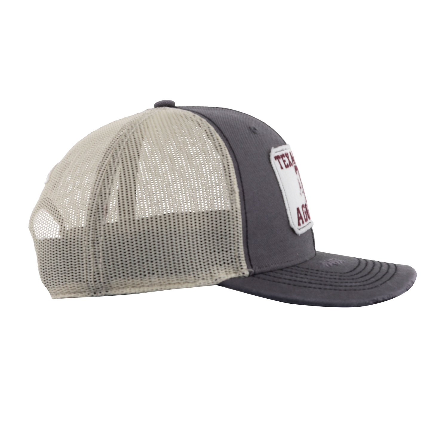 Texas A&M Aggies 47 Brand Distressed Trucker - Gray