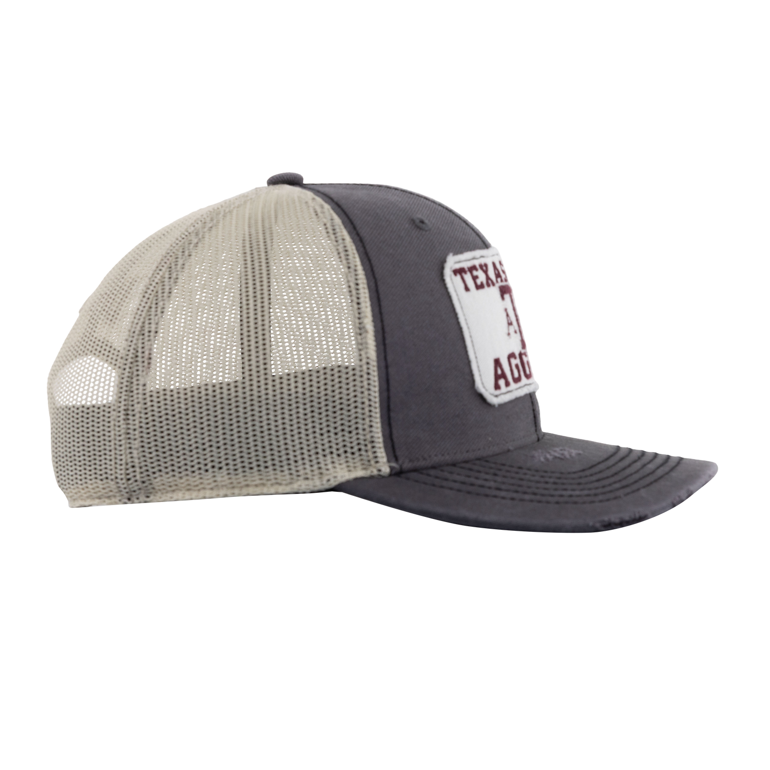 Texas A&M Aggies 47 Brand Distressed Trucker - Gray