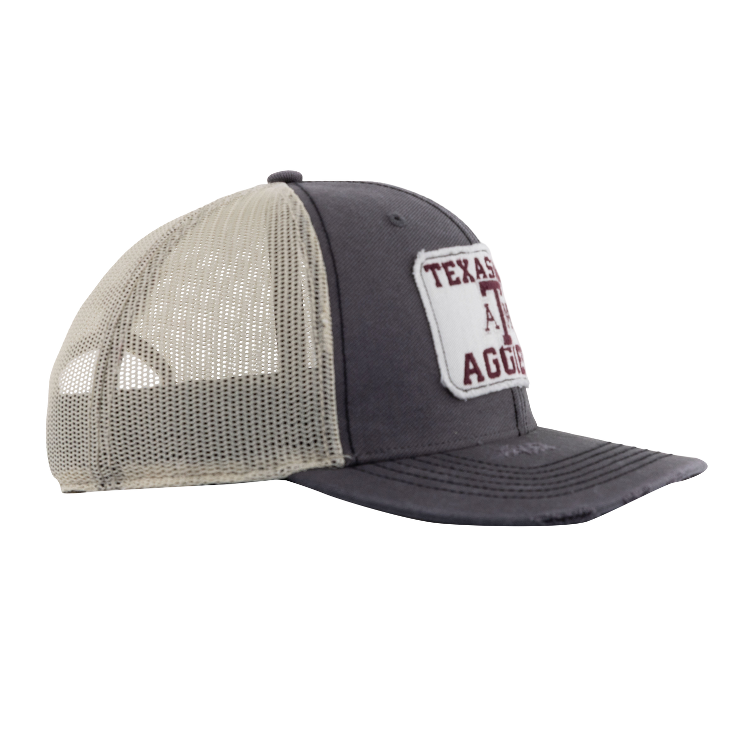 Texas A&M Aggies 47 Brand Distressed Trucker - Gray