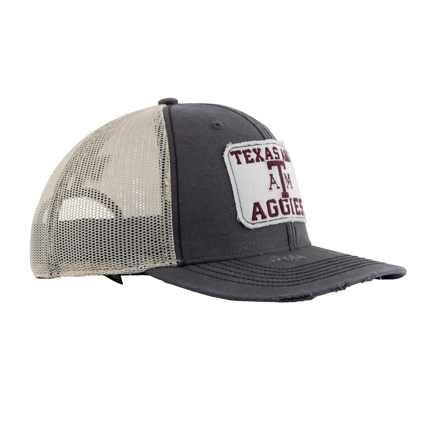 Texas A&M Aggies 47 Brand Distressed Trucker - Gray