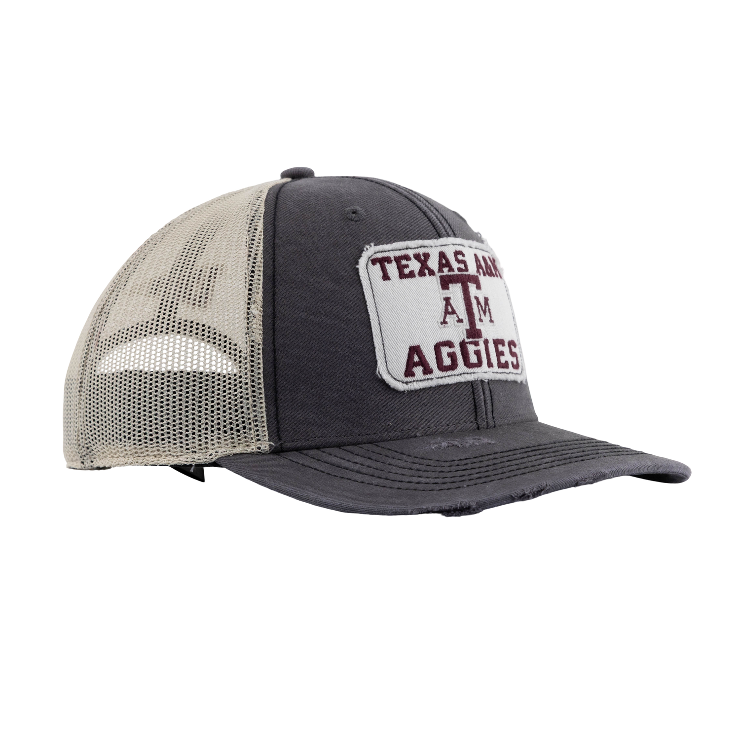 Texas A&M Aggies 47 Brand Distressed Trucker - Gray