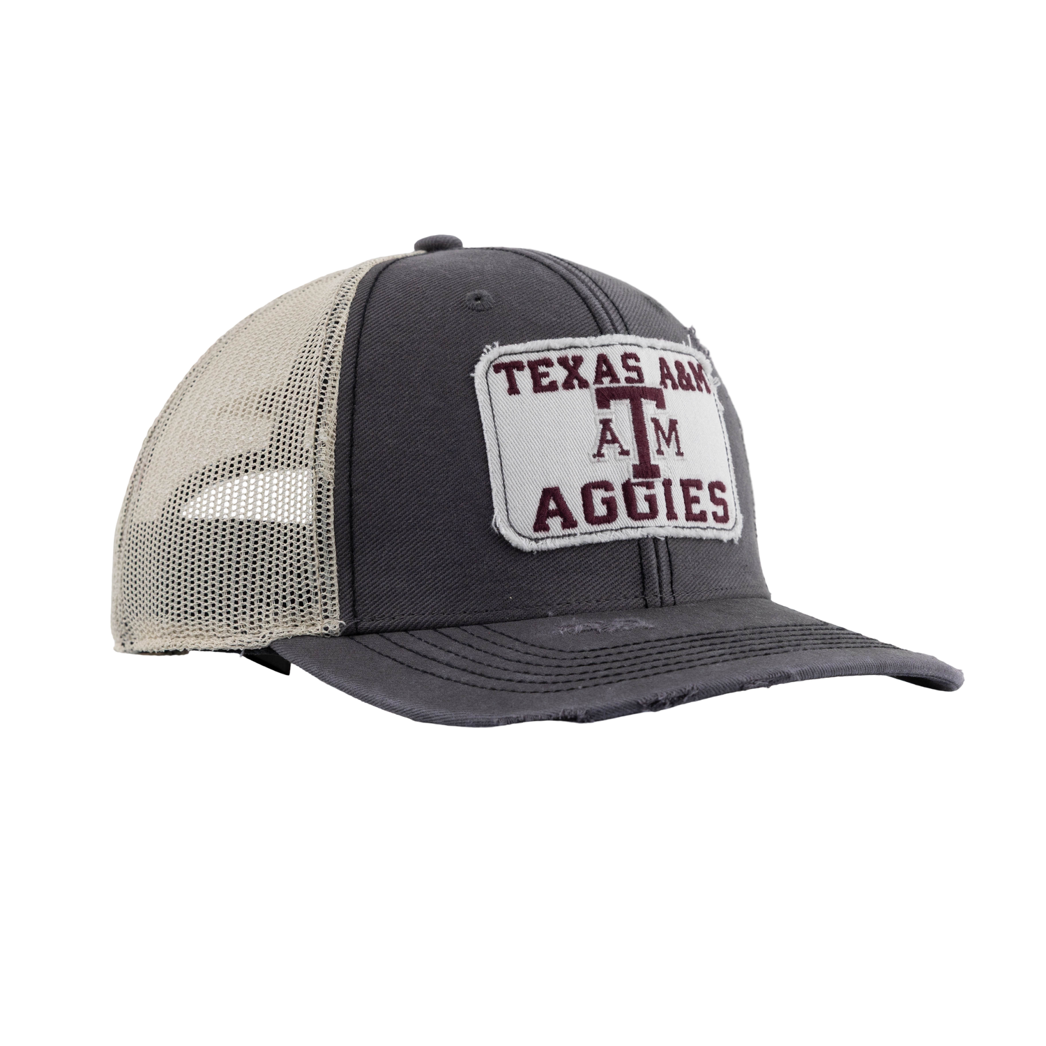Texas A&M Aggies 47 Brand Distressed Trucker - Gray