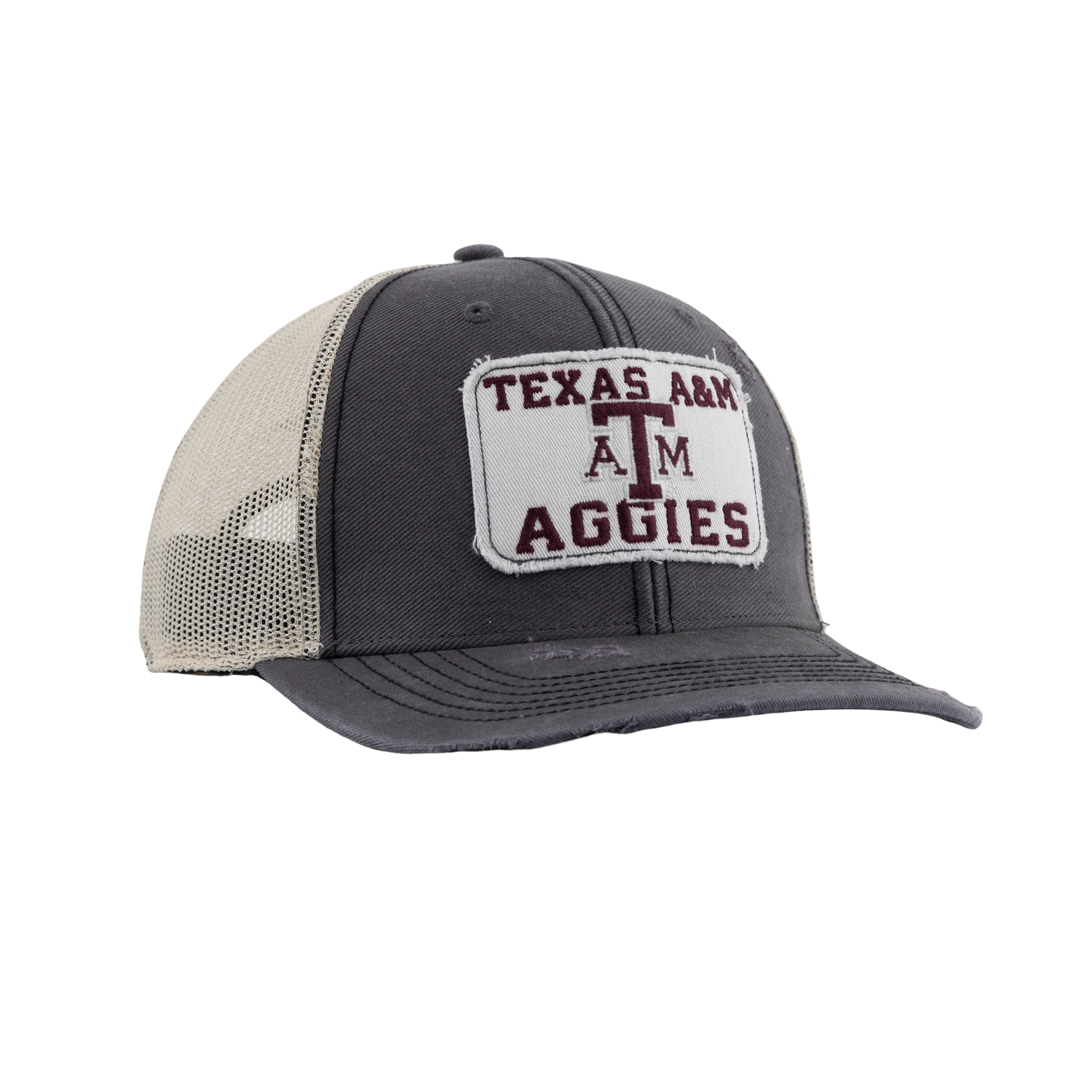 Texas A&M Aggies 47 Brand Distressed Trucker - Gray