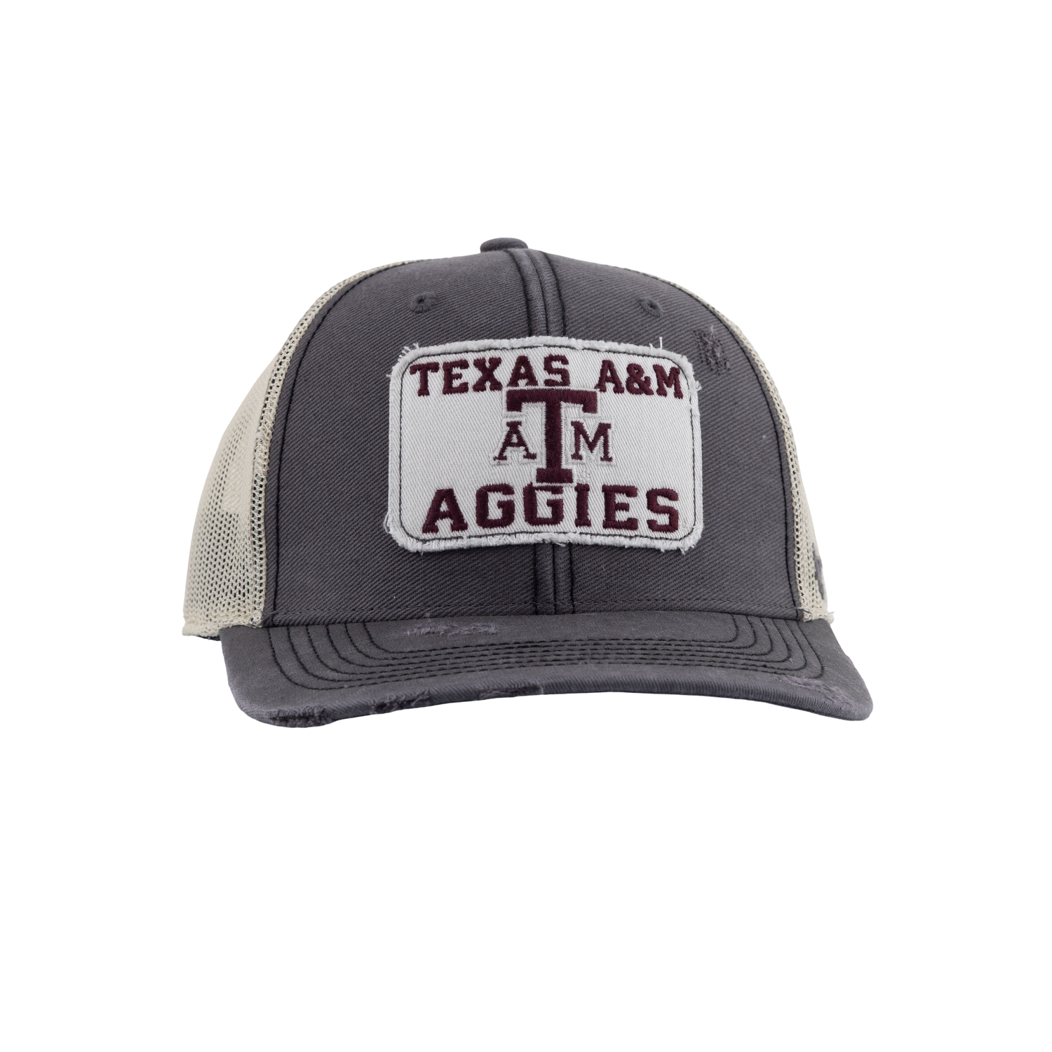 Texas A&M Aggies 47 Brand Distressed Trucker - Gray