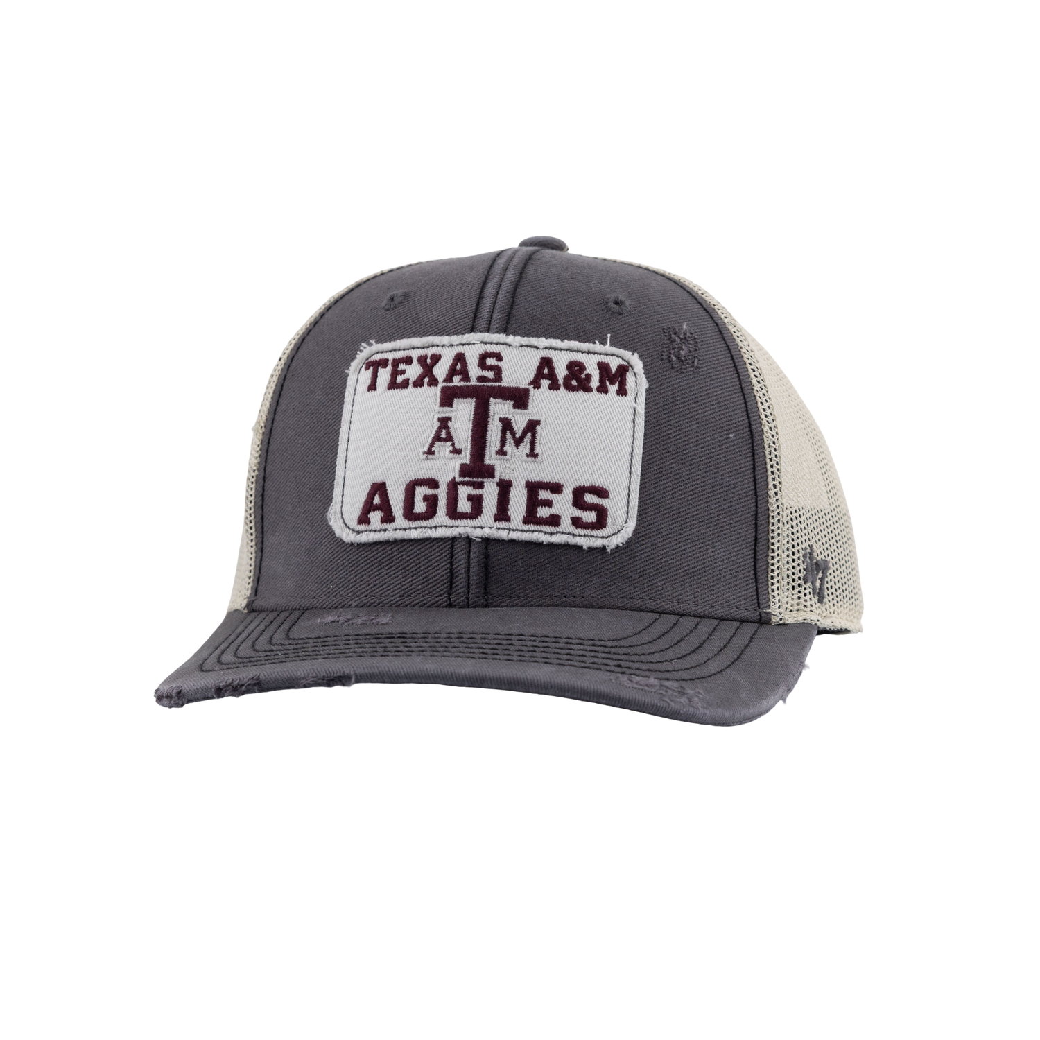 Texas A&M Aggies 47 Brand Distressed Trucker - Gray