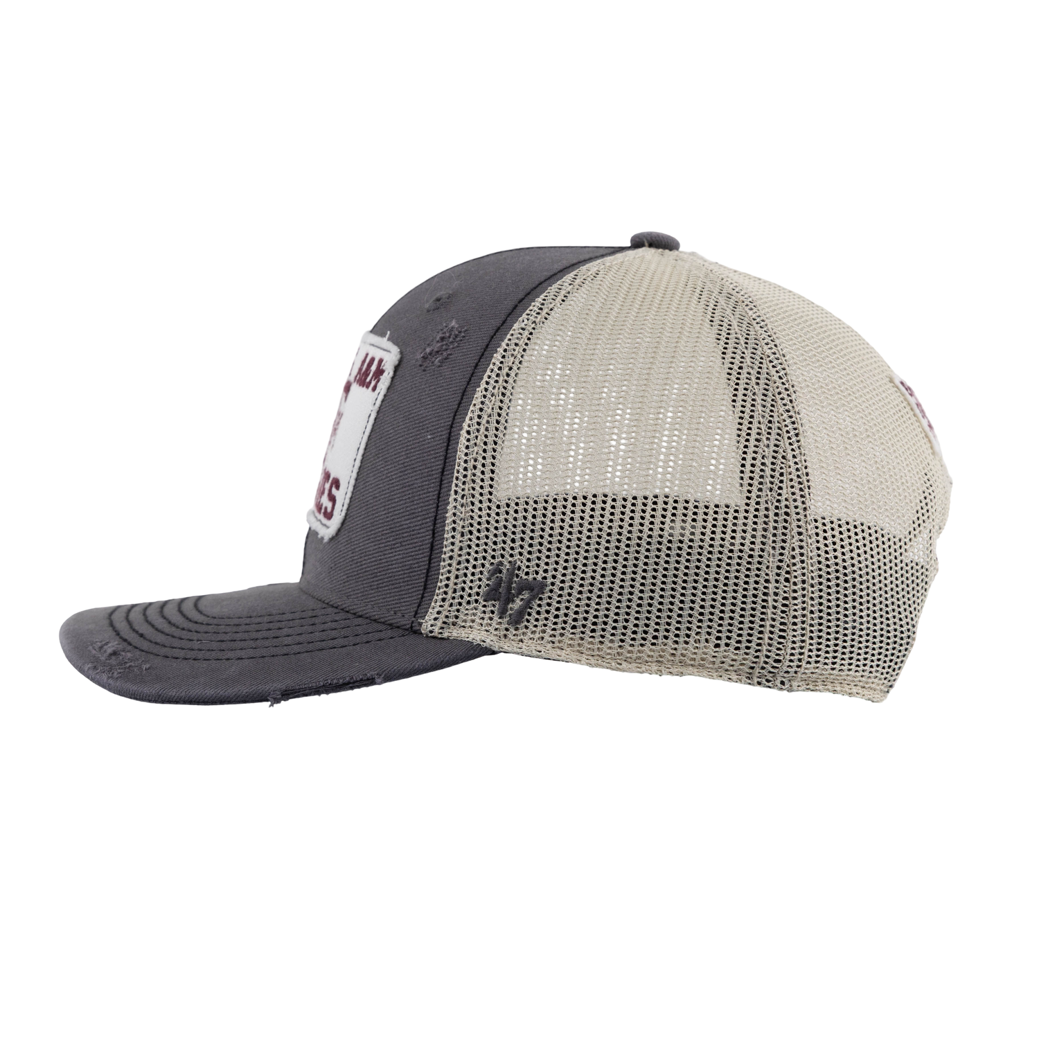 Texas A&M Aggies 47 Brand Distressed Trucker - Gray