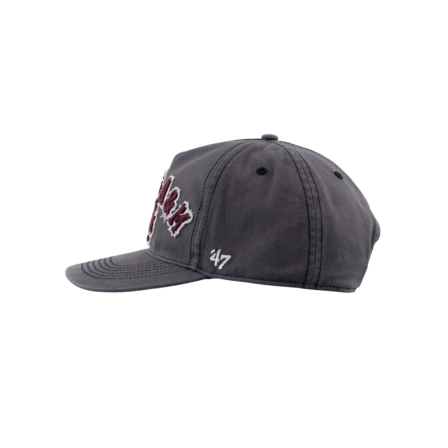 Texas A&M '47 Brand 6 Panel Snapback Hitch Hat - Gray
