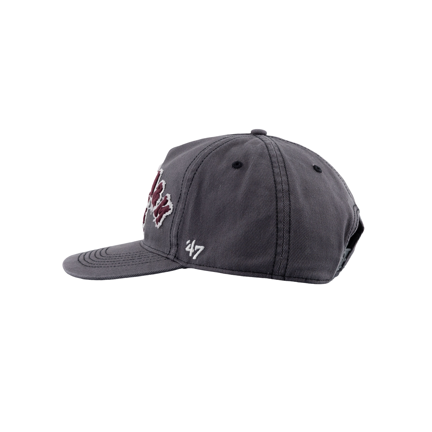 Texas A&M '47 Brand 6 Panel Snapback Hitch Hat - Gray