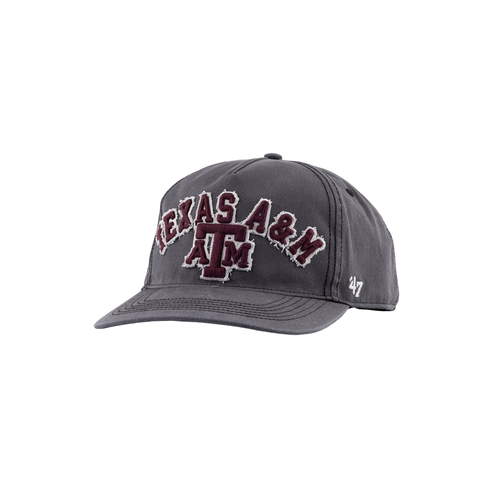 Texas A&M '47 Brand 6 Panel Snapback Hitch Hat - Gray
