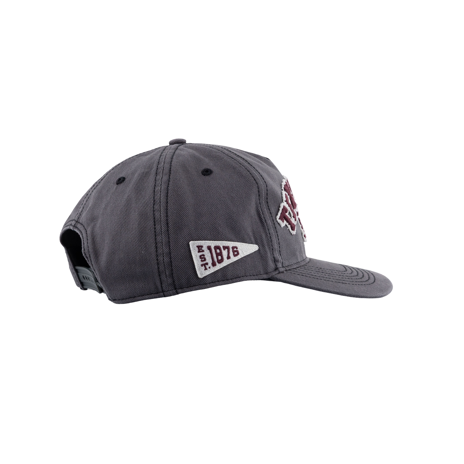 Texas A&M '47 Brand 6 Panel Snapback Hitch Hat - Gray
