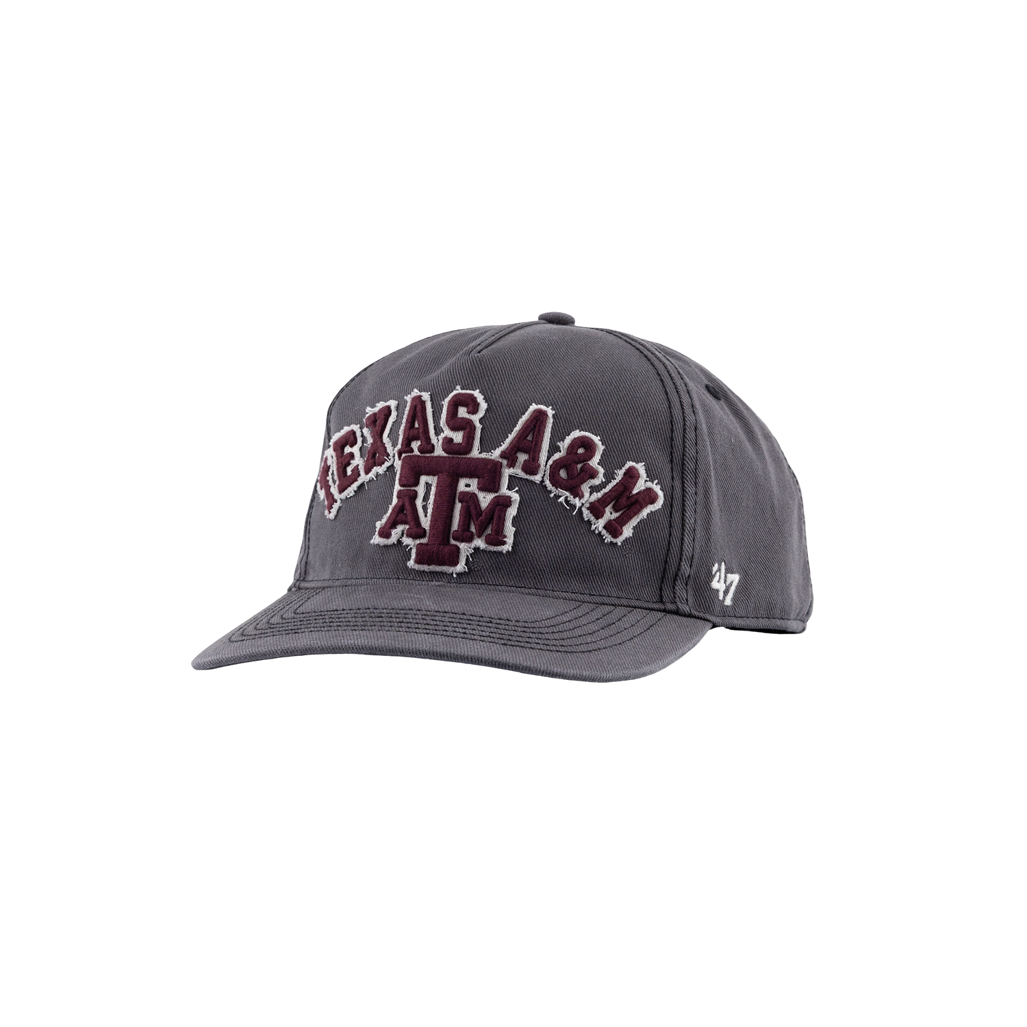 Texas A&M '47 Brand 6 Panel Snapback Hitch Hat - Gray