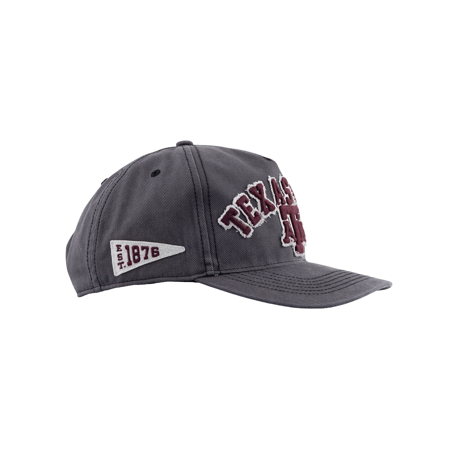 Texas A&M '47 Brand 6 Panel Snapback Hitch Hat - Gray