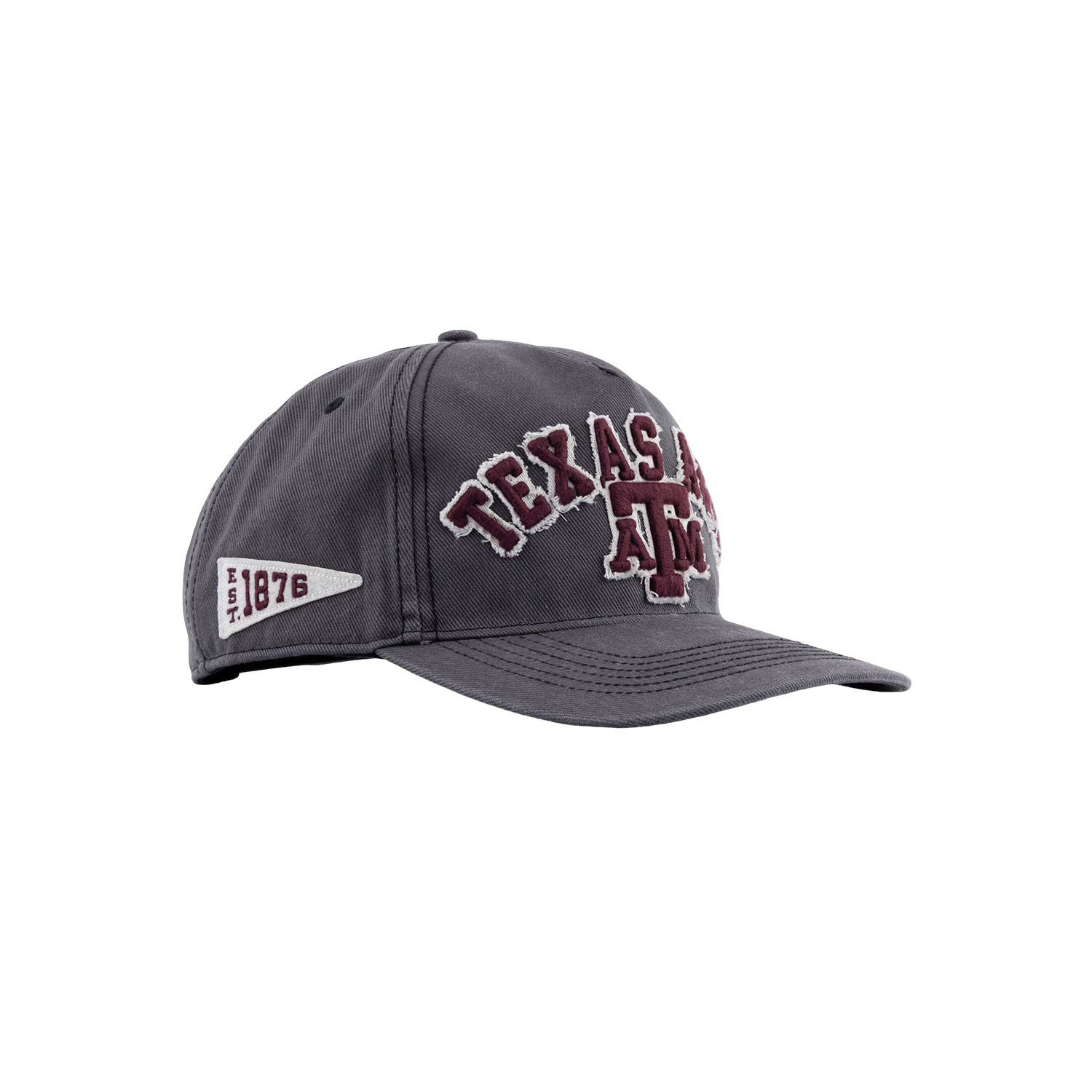 Texas A&M '47 Brand 6 Panel Snapback Hitch Hat - Gray