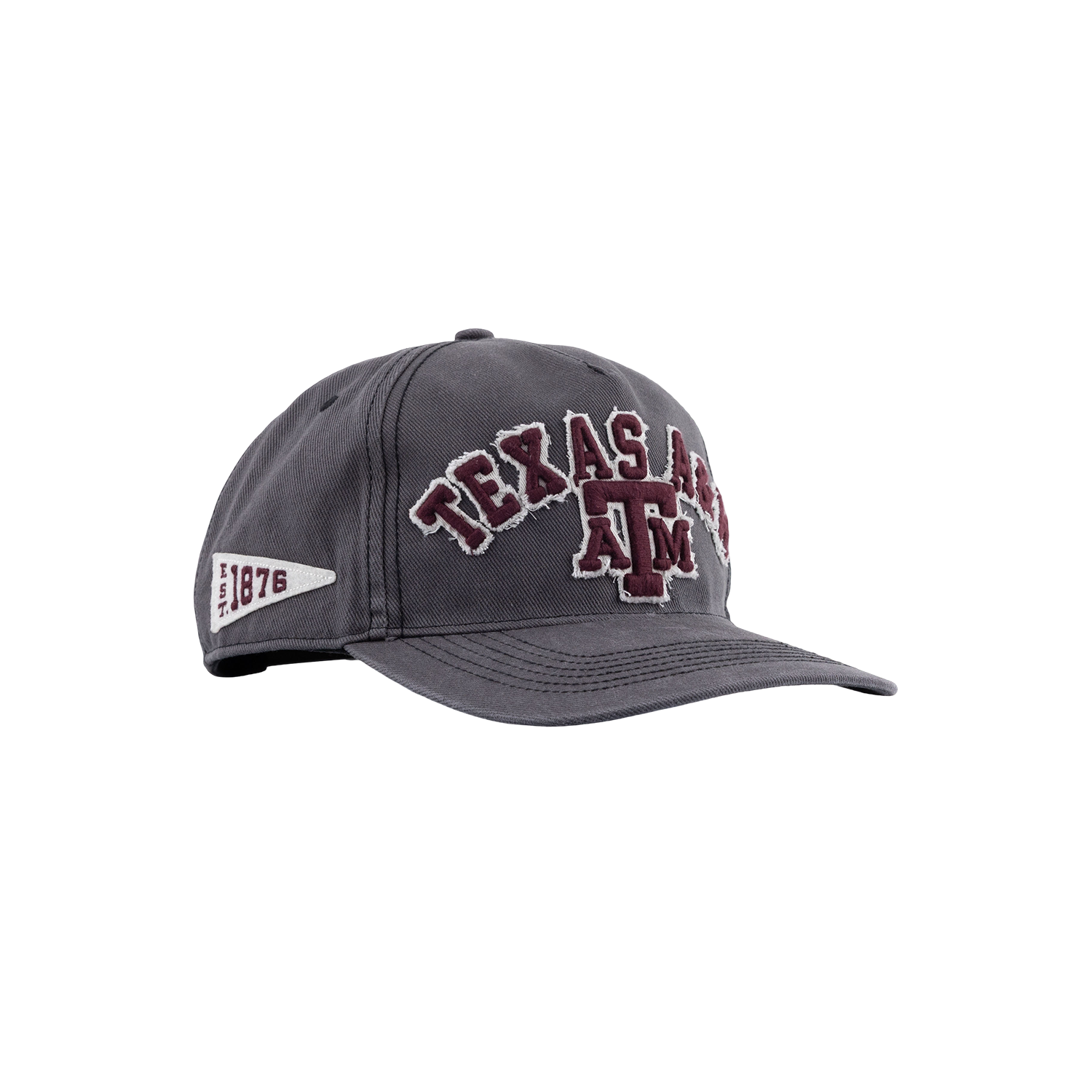 Texas A&M '47 Brand 6 Panel Snapback Hitch Hat - Gray