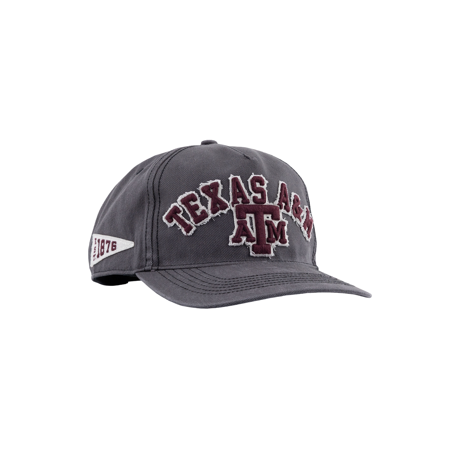 Texas A&M '47 Brand 6 Panel Snapback Hitch Hat - Gray