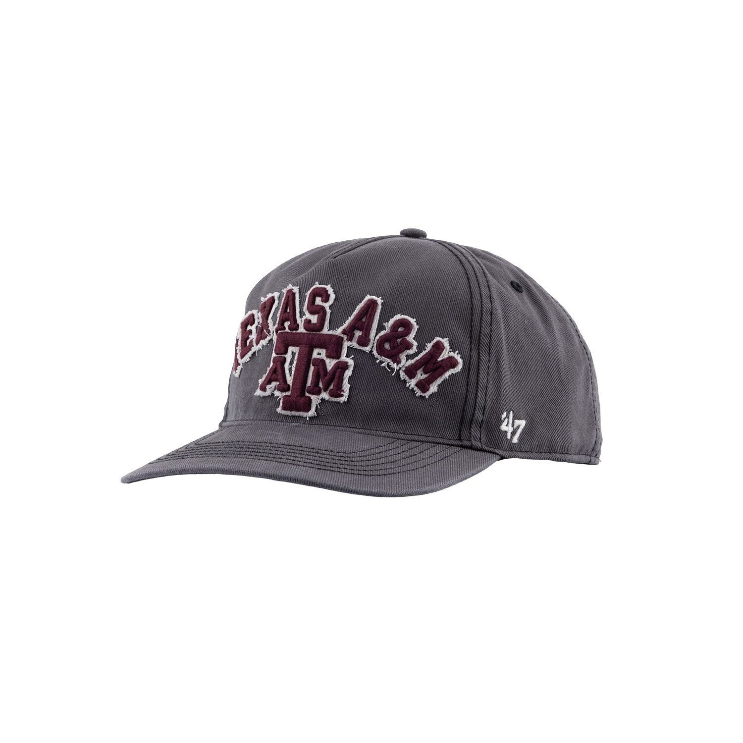 Texas A&M '47 Brand 6 Panel Snapback Hitch Hat - Gray