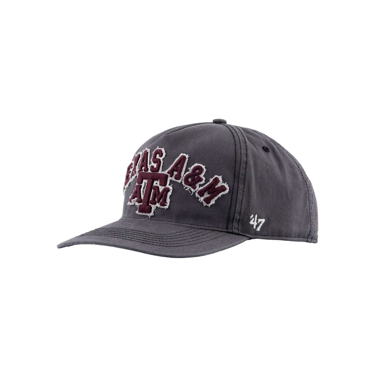 Texas A&M '47 Brand 6 Panel Snapback Hitch Hat - Gray