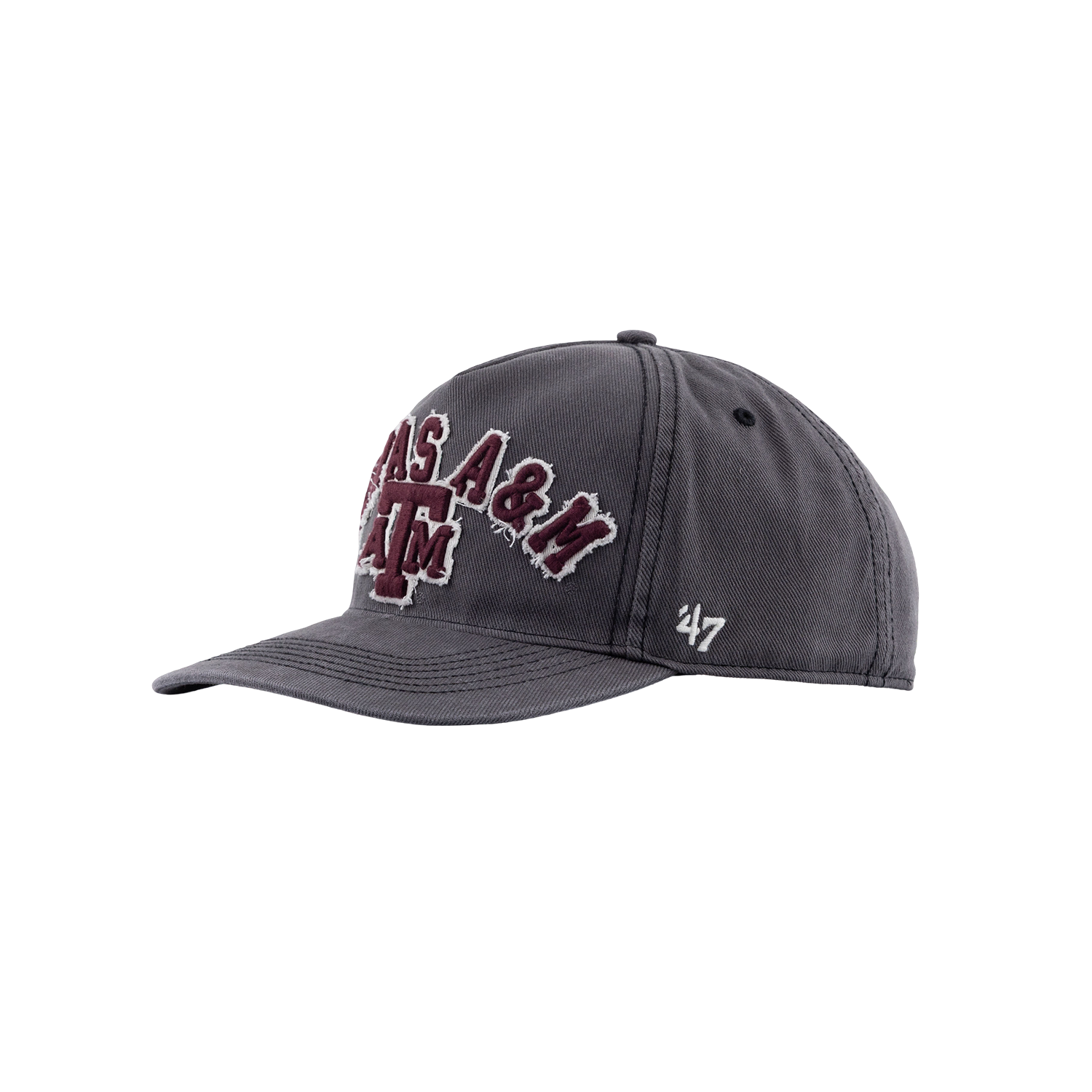 Texas A&M '47 Brand 6 Panel Snapback Hitch Hat - Gray