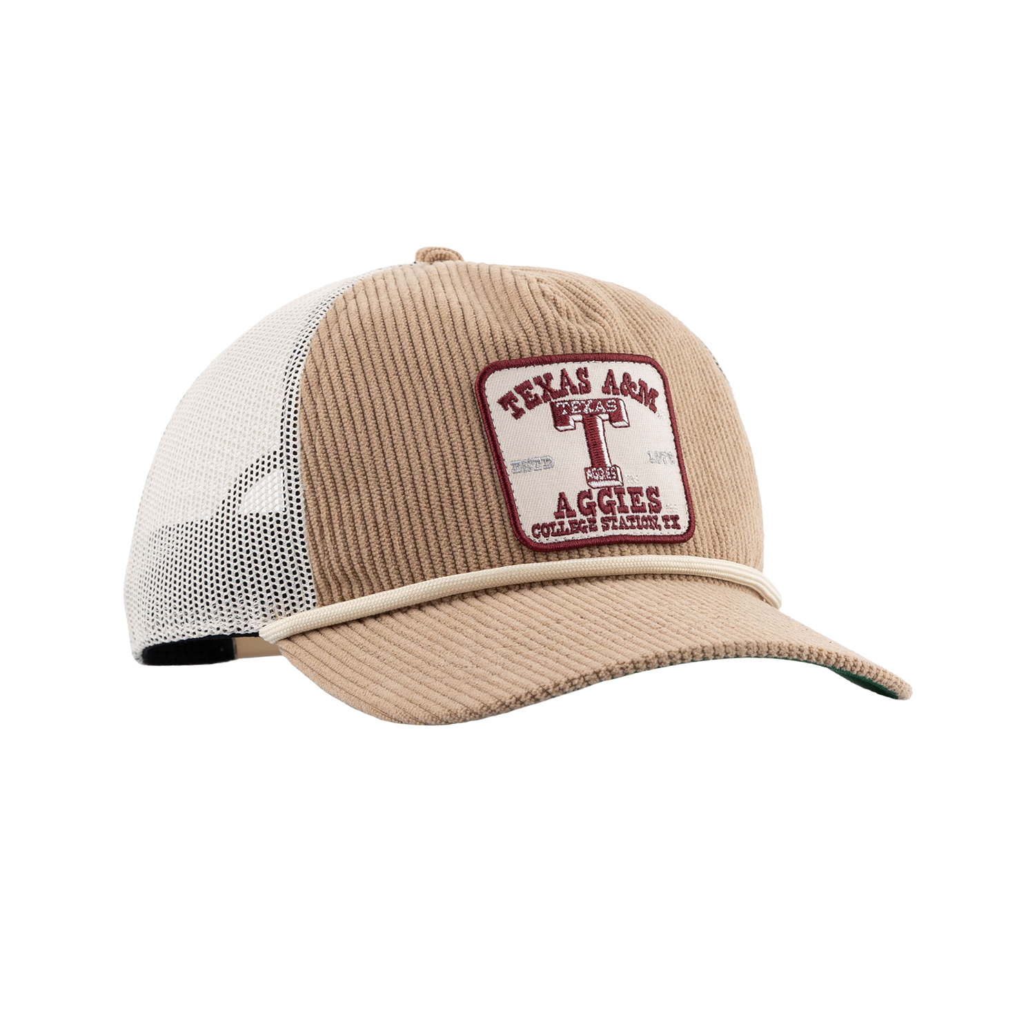 Texas A&M '47 Brand Corduroy Rope Hat - Beige
