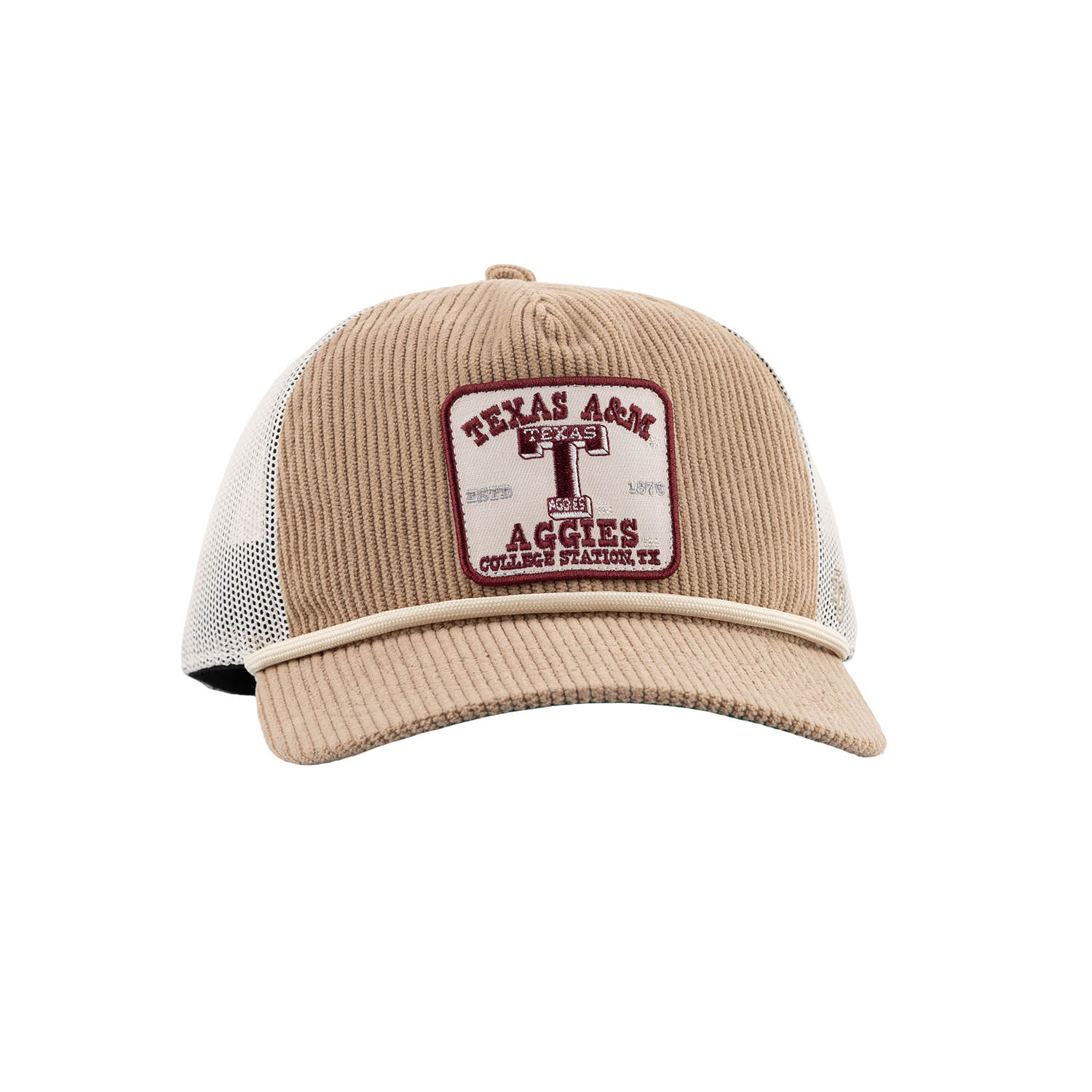 Texas A&M '47 Brand Corduroy Rope Hat - Beige