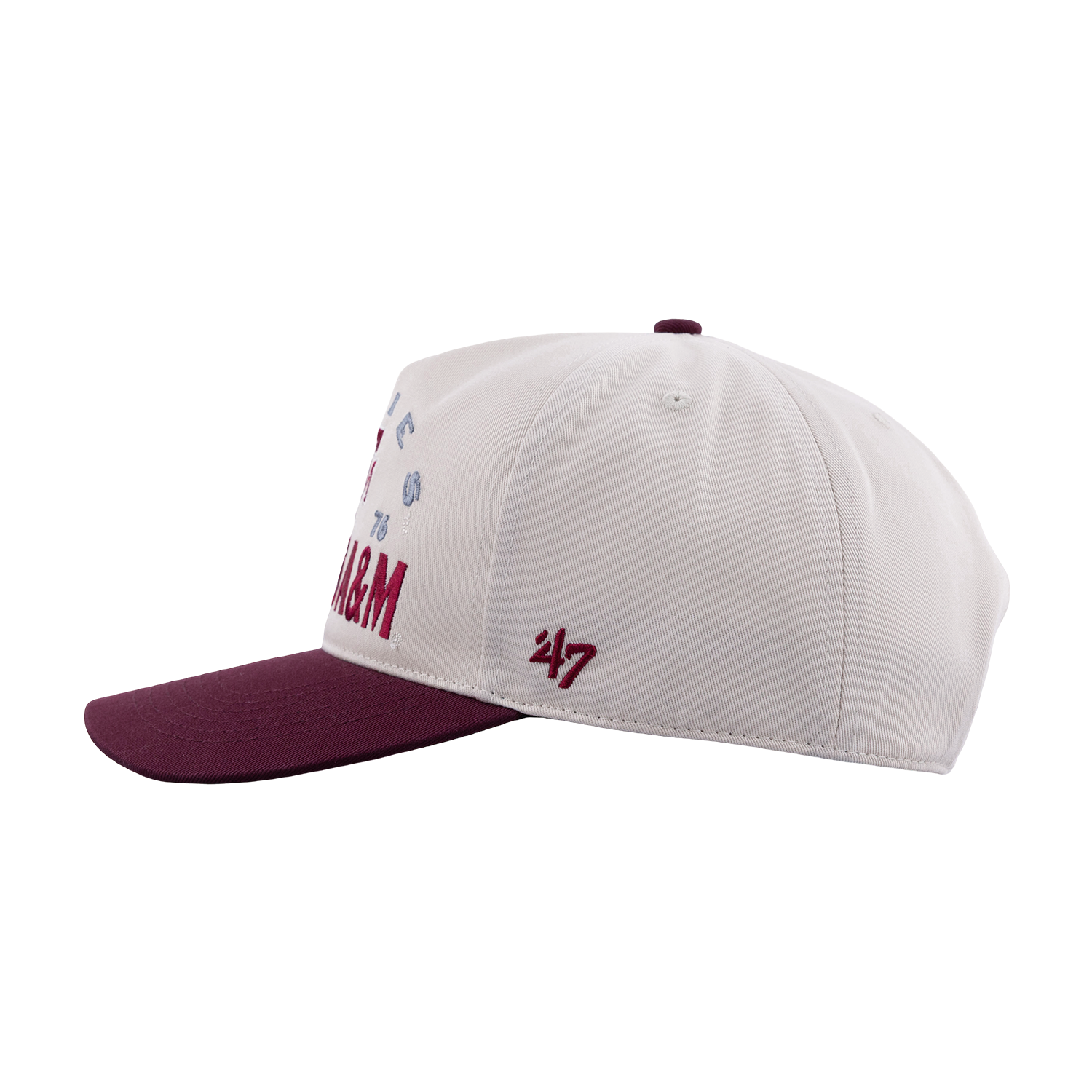 Texas A&M '47 Brand Hitch 6 Panel Snapback Cap - Beige