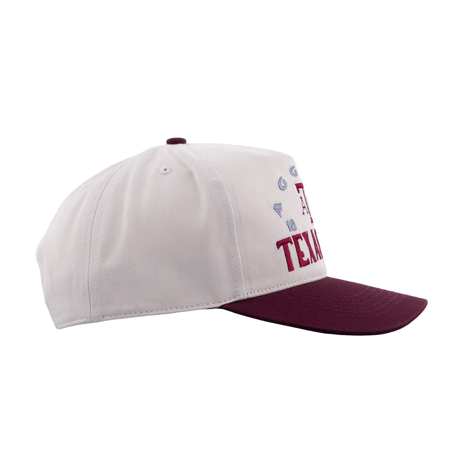 Texas A&M '47 Brand Hitch 6 Panel Snapback Cap - Beige