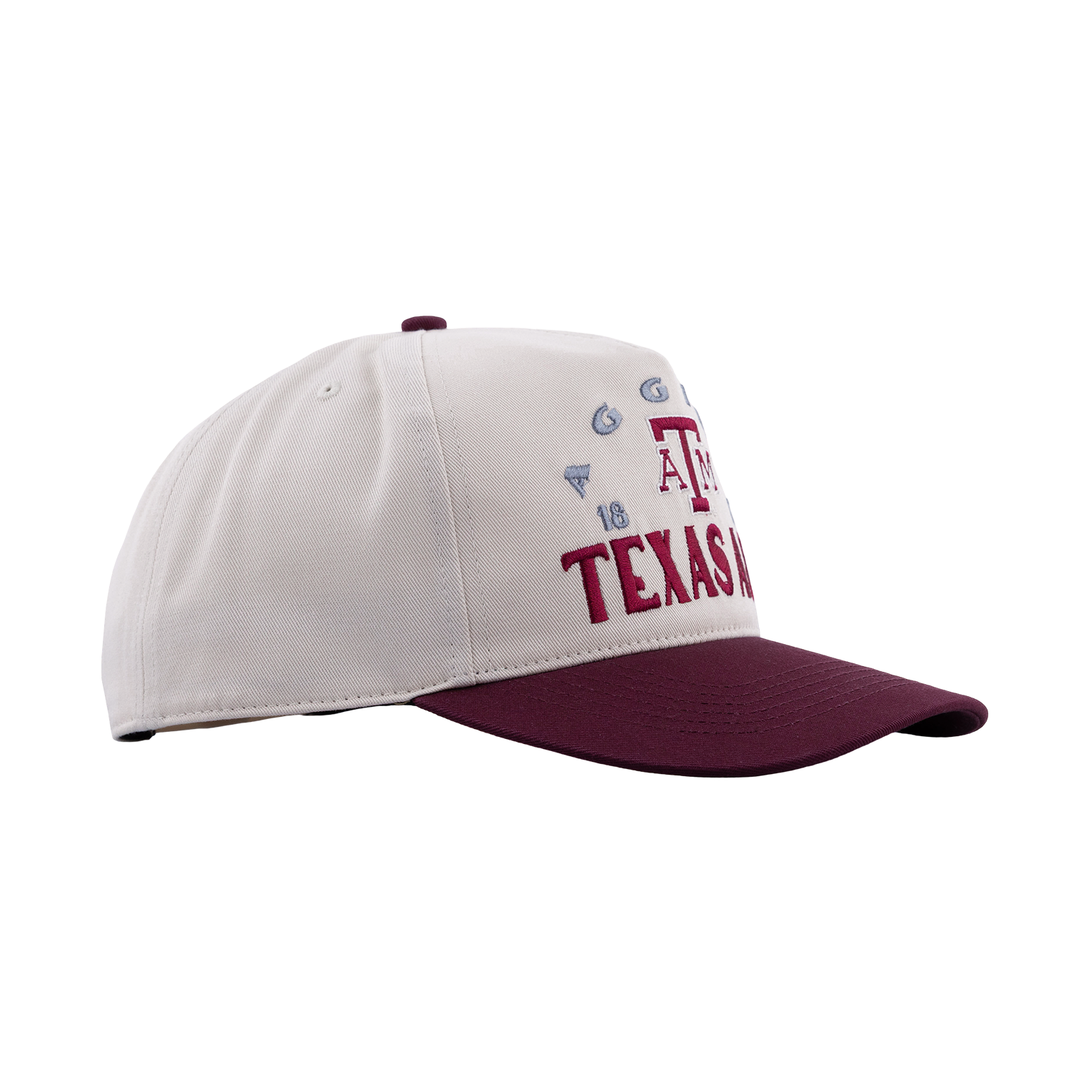 Texas A&M '47 Brand Hitch 6 Panel Snapback Cap - Beige
