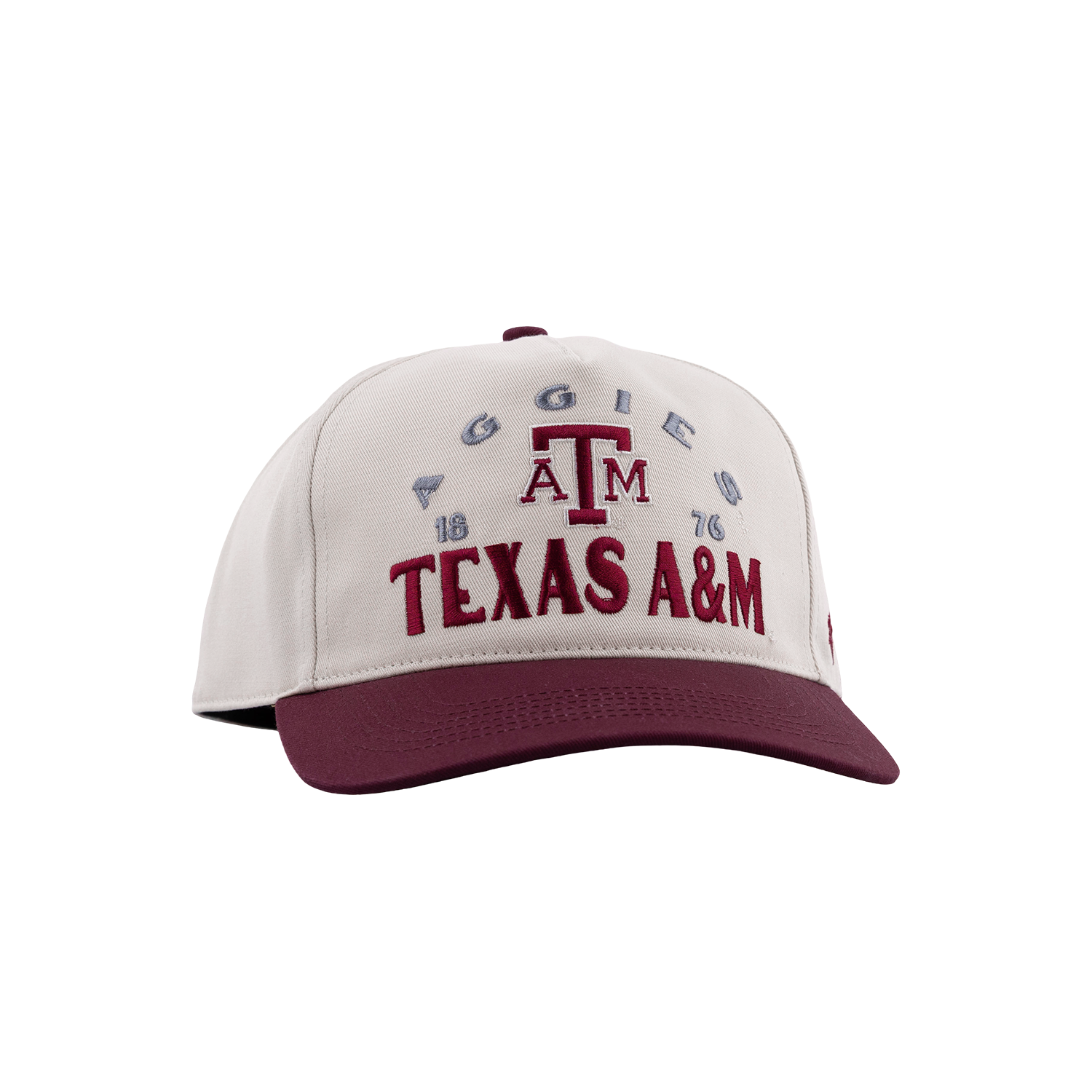 Texas A&M '47 Brand Hitch 6 Panel Snapback Cap - Beige
